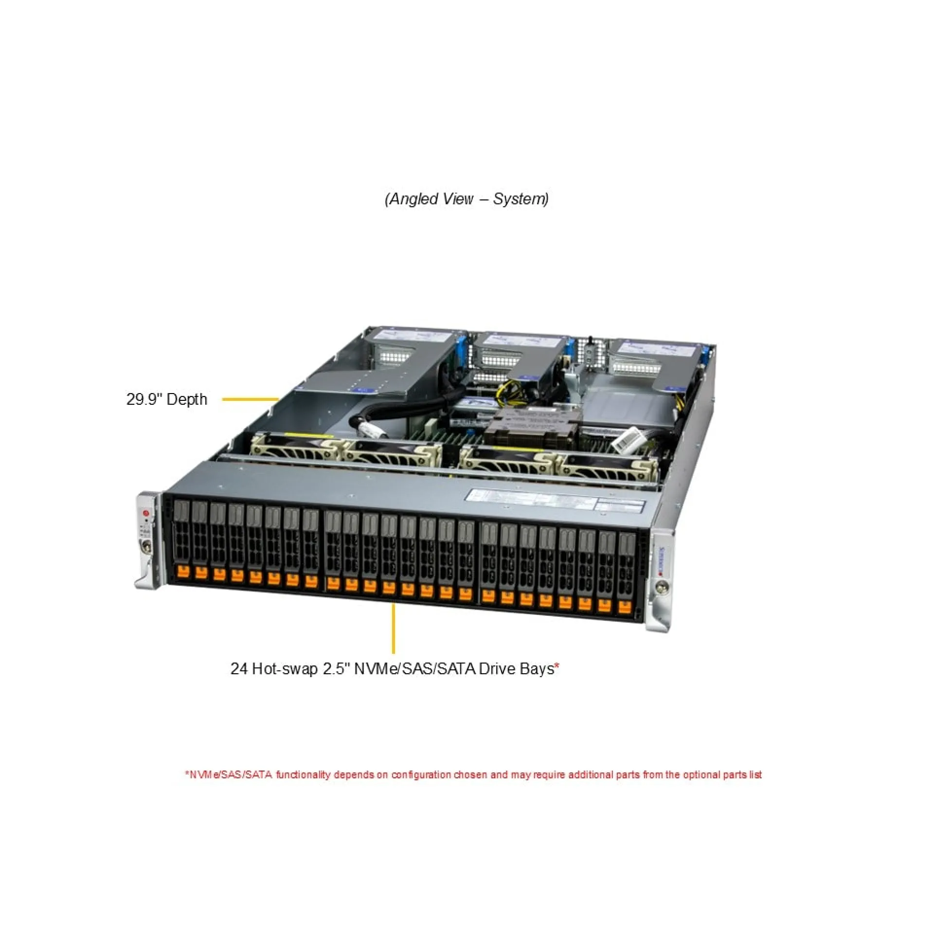 Supermicro AS-2115HS-TNR angle view 