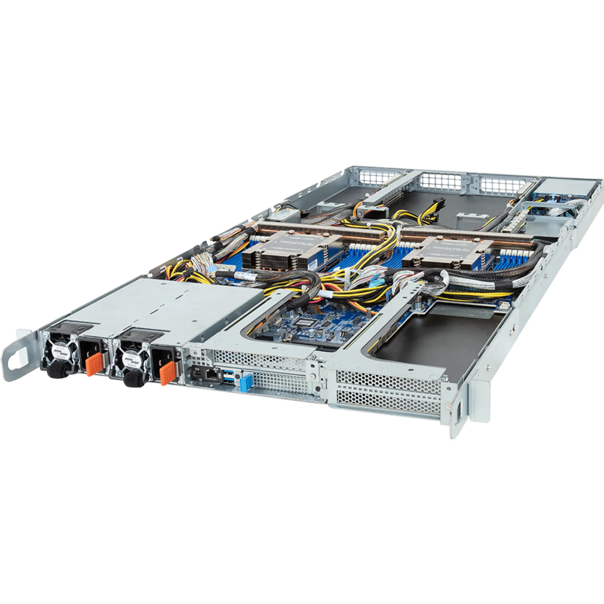 R183-ZF2-IAL1 Gigabyte angle view Gigabyte R183-ZF2-IAL1 angle view