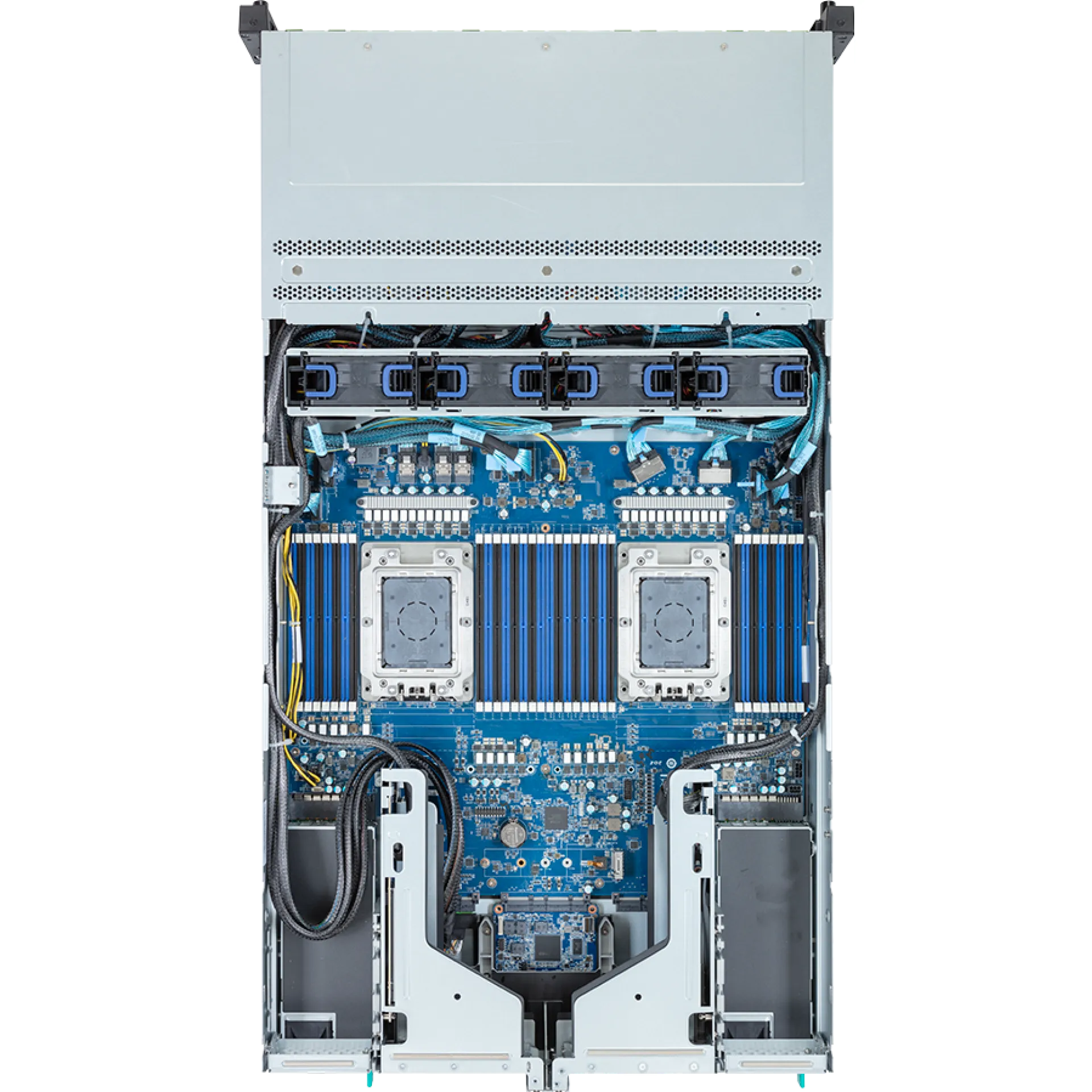 R283-P92-AAF1 Gigabyte top view Gigabyte R283-P92-AAF1 top view