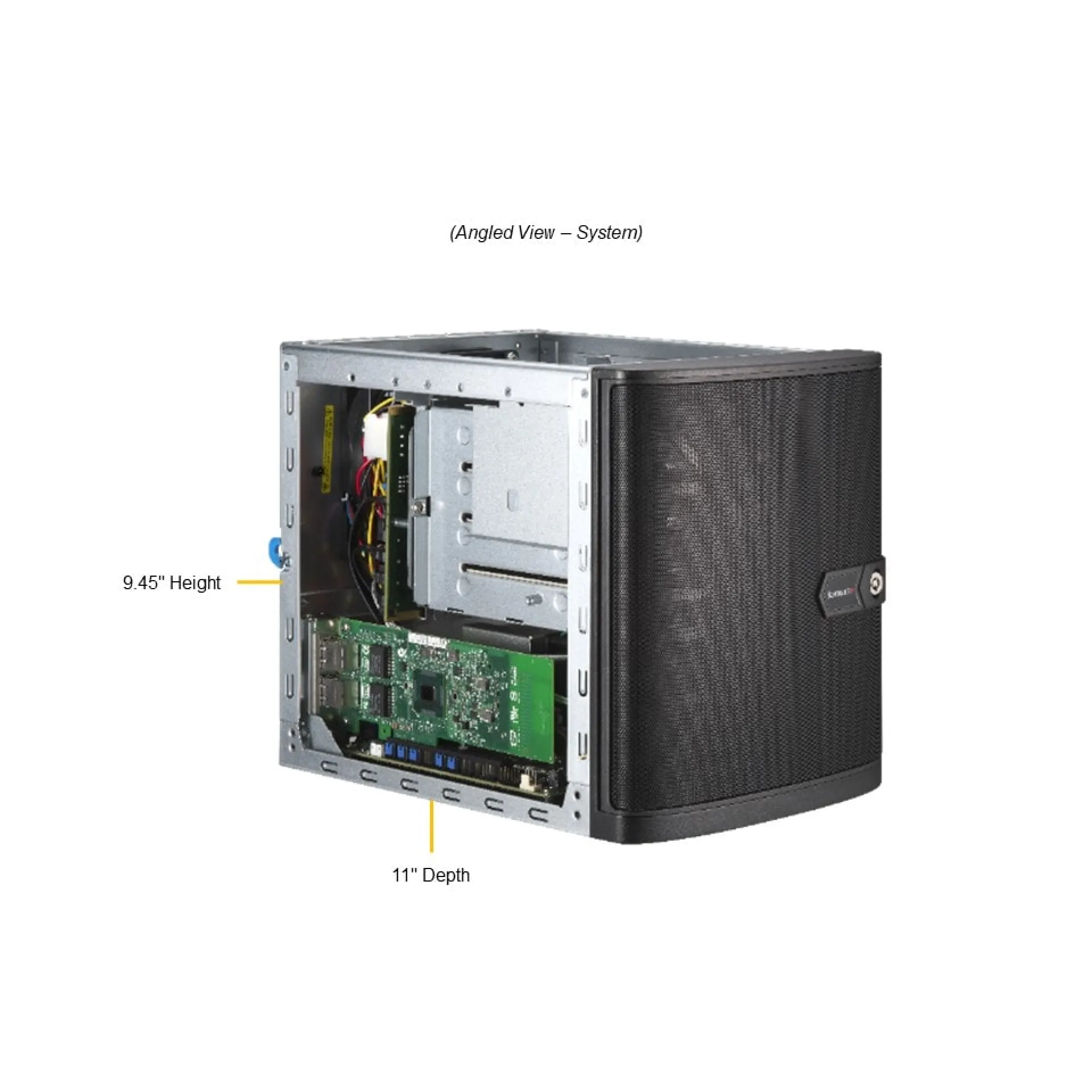 SYS-521R-T Supermicro front view Supermicro SYS-521R-T front view