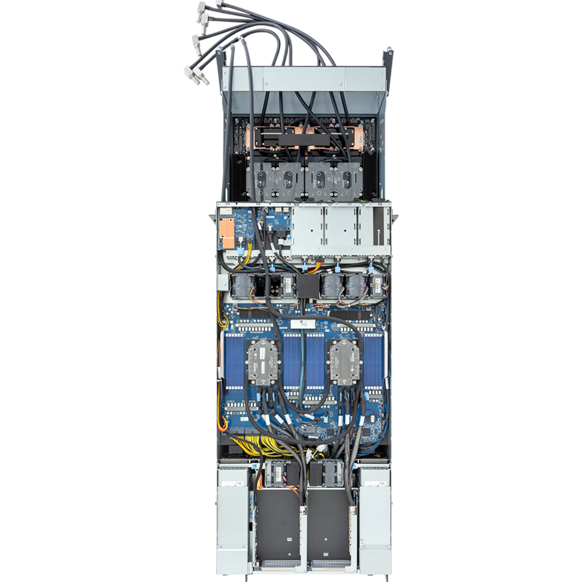 Gigabyte G593-ZD2-LAX1 top view 