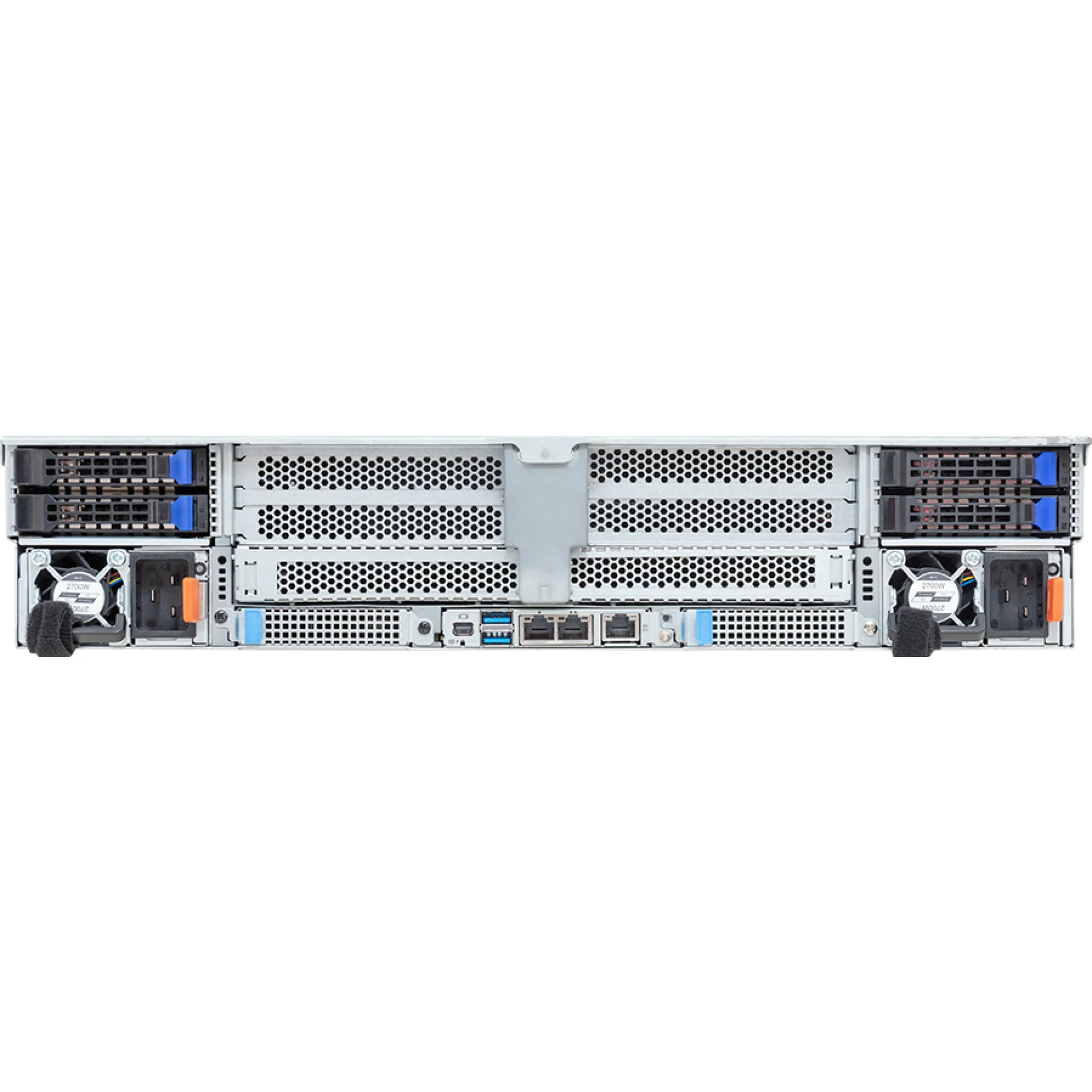 R283-Z98-AAL1 Gigabyte rear view Gigabyte R283-Z98-AAL1 rear view