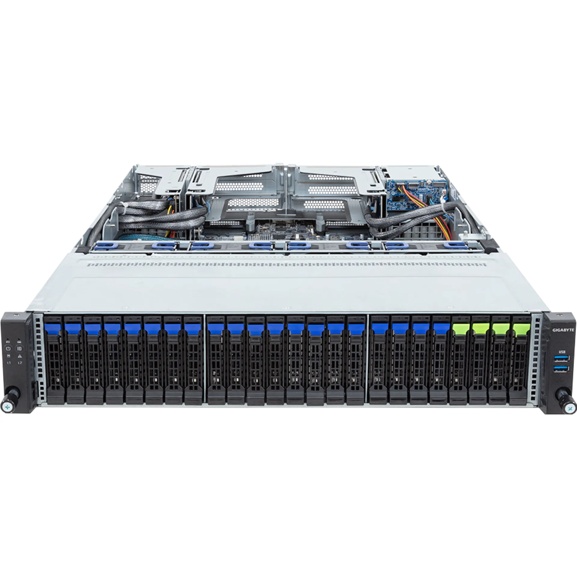 R283-S92-AAE4 Gigabyte front view Gigabyte R283-S92-AAE4 front view