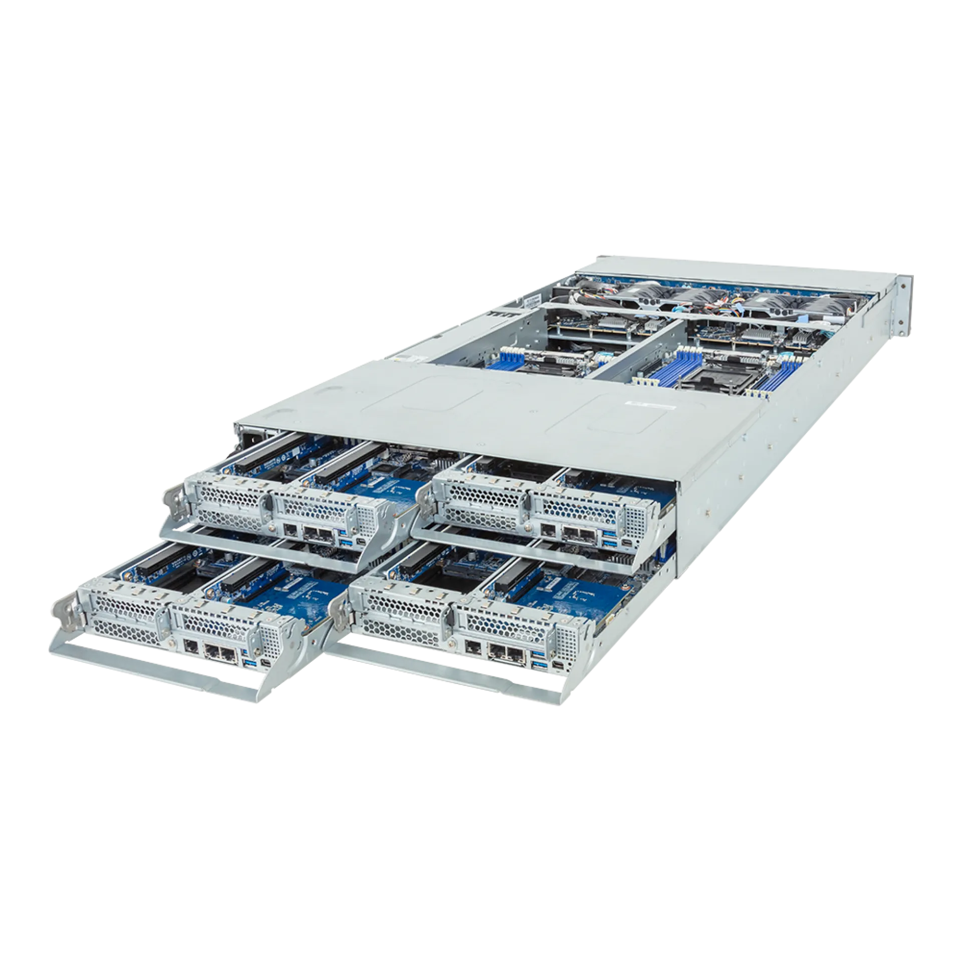 H274-S60-AAW1 Gigabyte angle view Gigabyte H274-S60-AAW1 angle view
