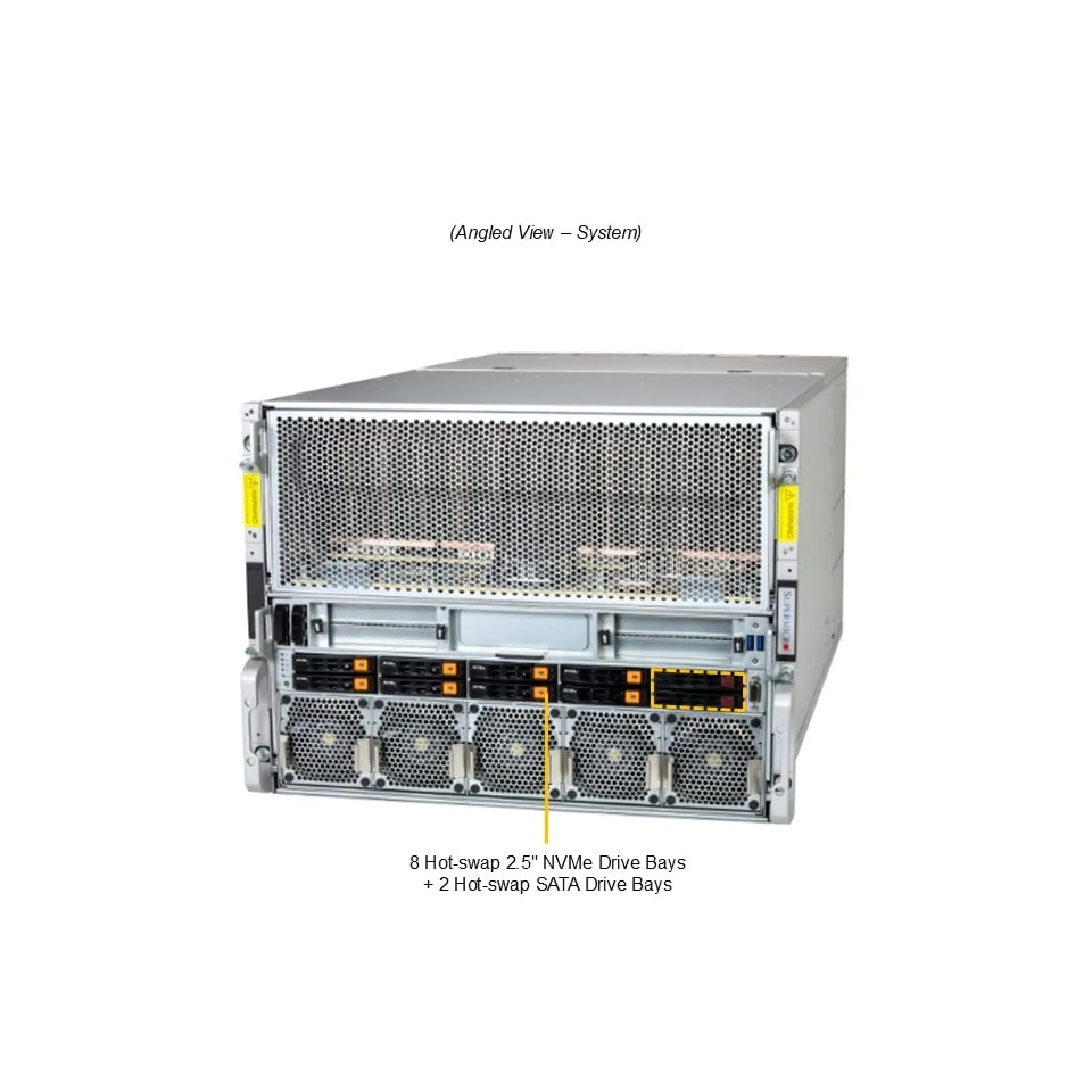 AS-8126GS-TNMR-G1 Supermicro angle view Supermicro AS-8126GS-TNMR-G1 angle view