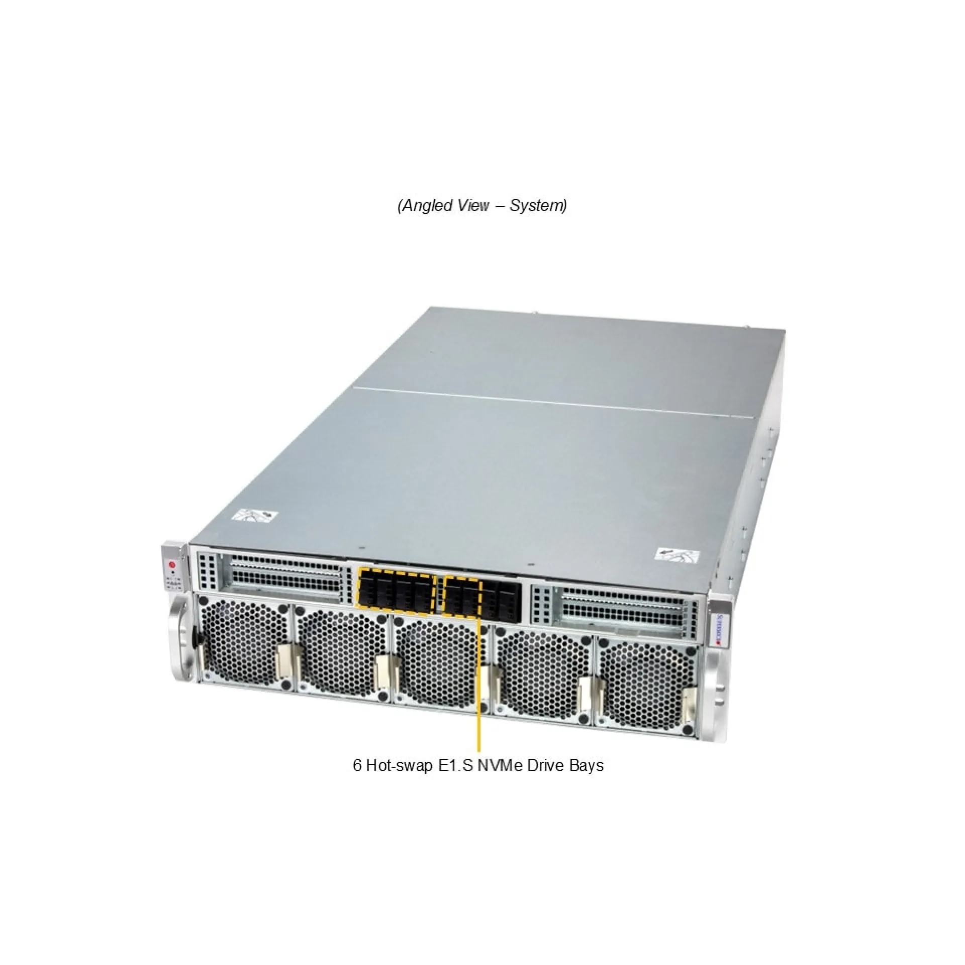 Supermicro SYS-322GA-NR angle view
