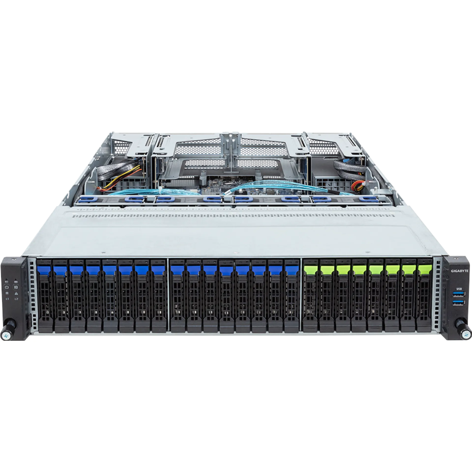 R283-S92-AAJ3 Gigabyte front view Gigabyte R283-S92-AAJ3 front view