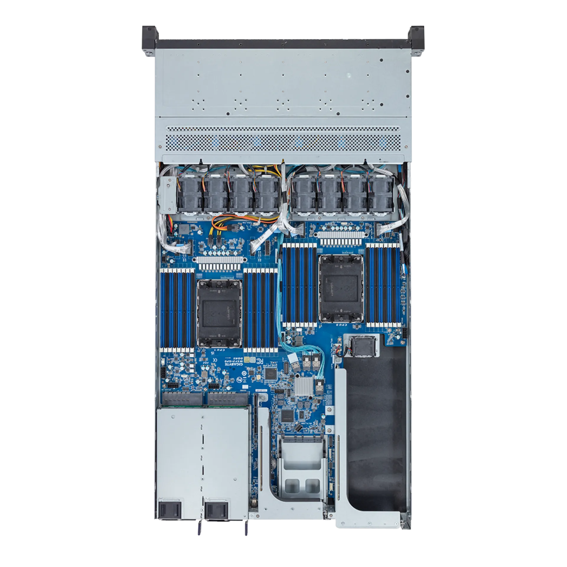 R183-SF1-AAJ1 Gigabyte top view Gigabyte R183-SF1-AAJ1 top view