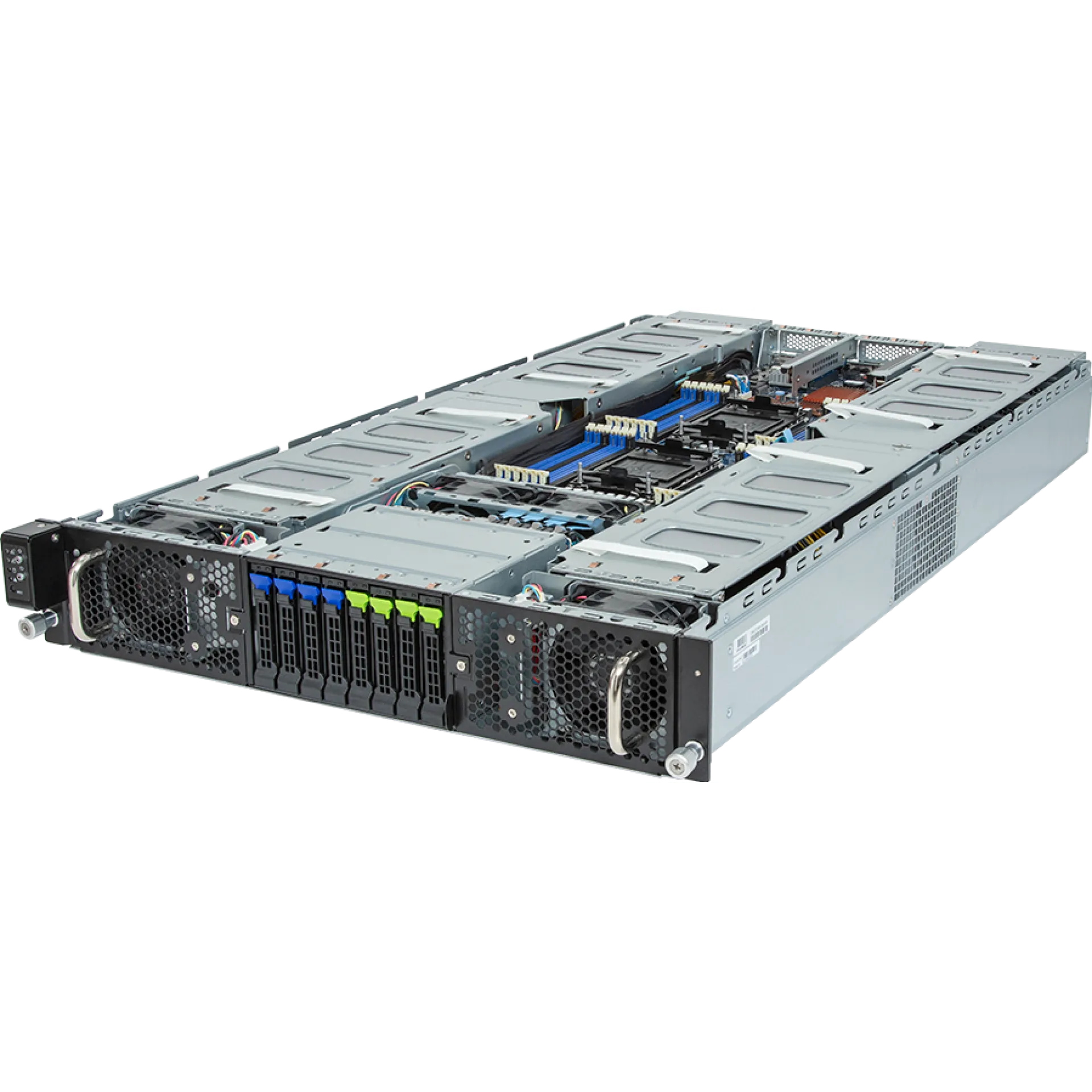 G293-S43-AAP1 Gigabyte angle view Gigabyte G293-S43-AAP1 angle view