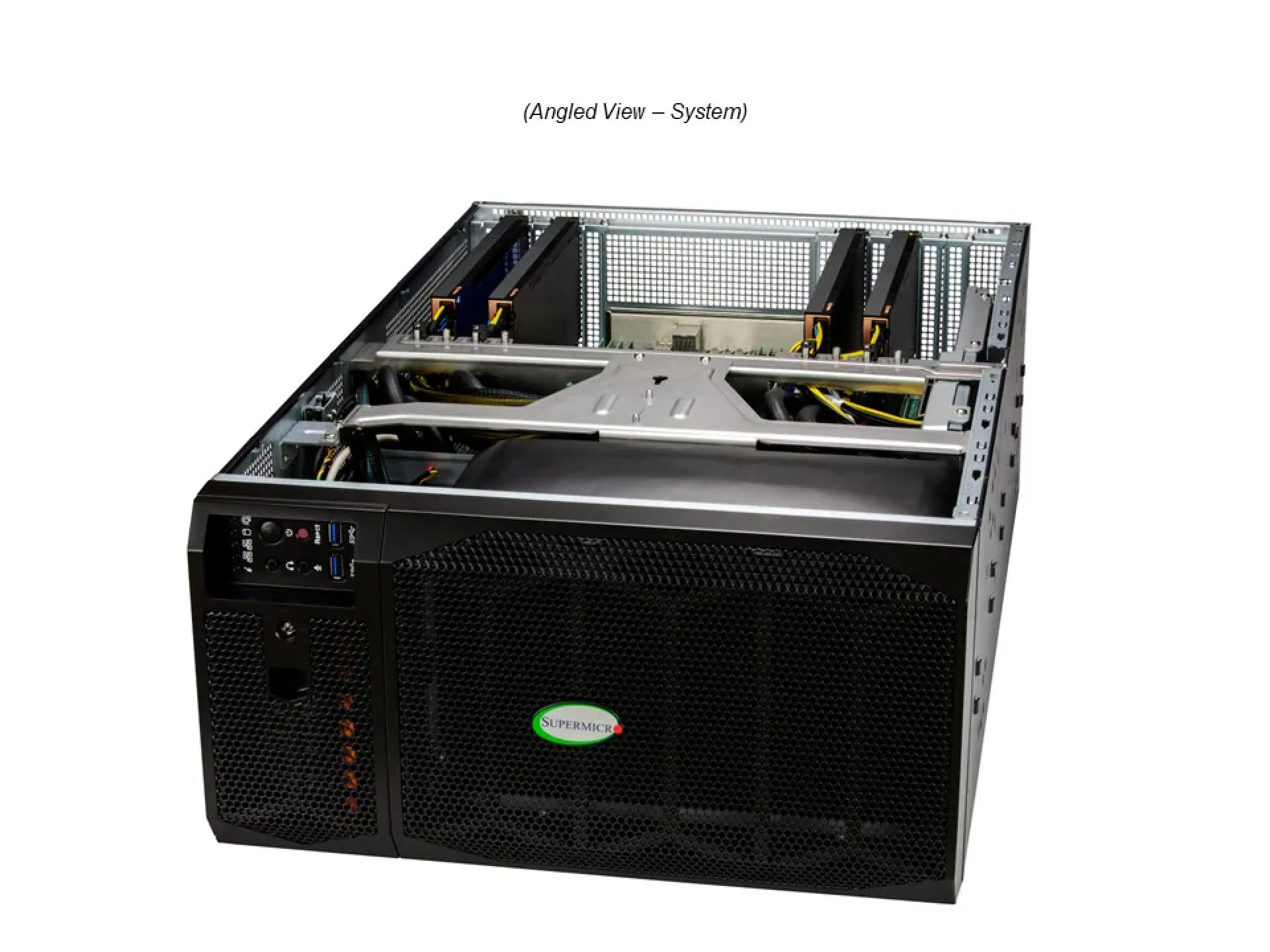 Supermicro SYS-751GE-TNRT angle view 