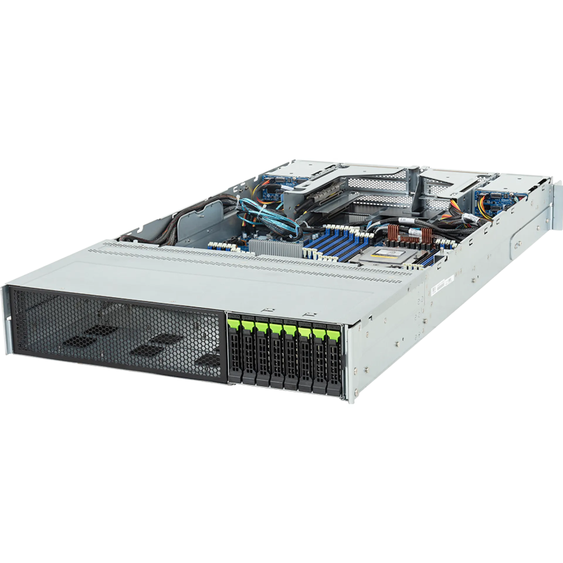 R283-ZK0-IAL1 Gigabyte angle view Gigabyte R283-ZK0-IAL1 angle view