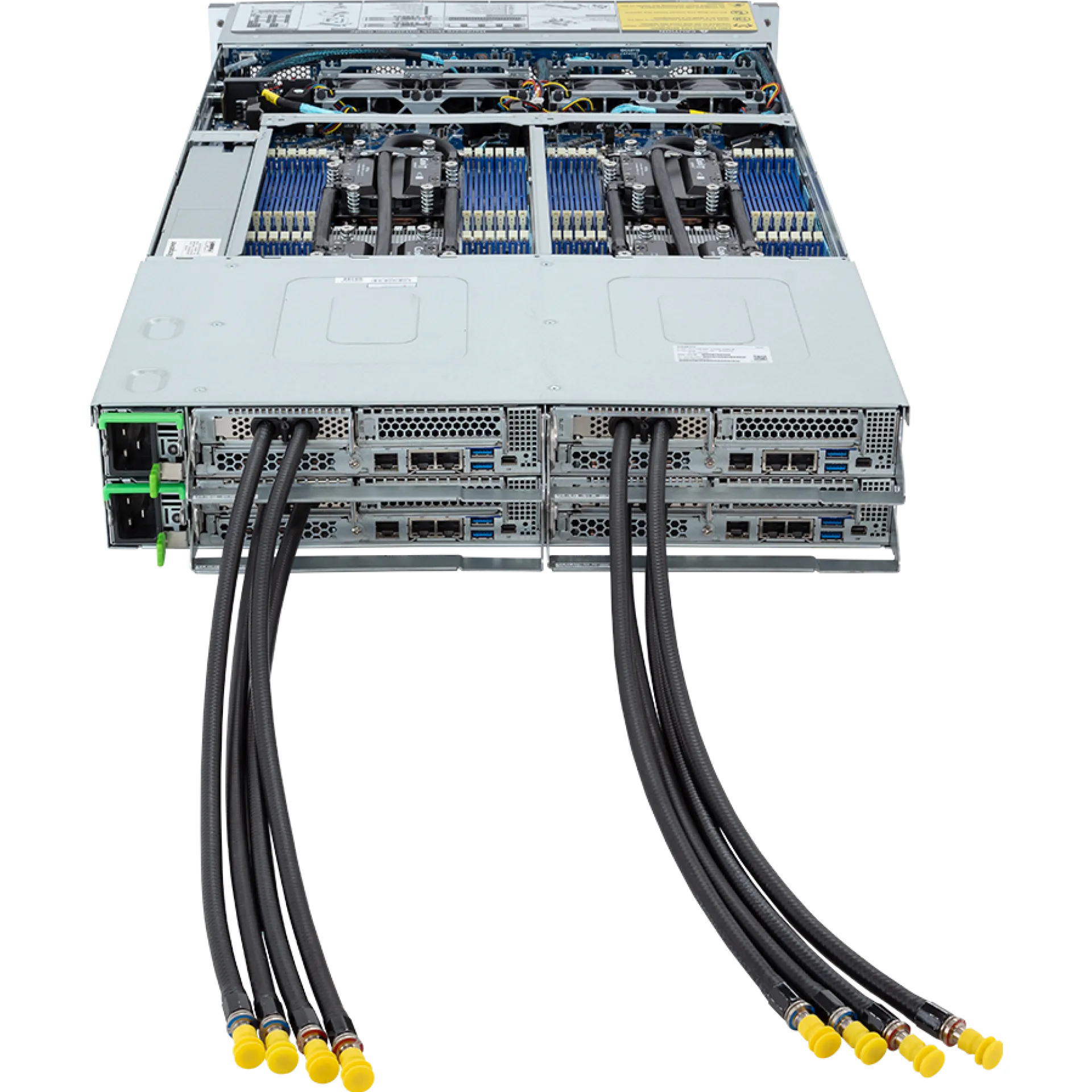 H273-Z81-LAN1 Gigabyte rear view Gigabyte H273-Z81-LAN1 rear view
