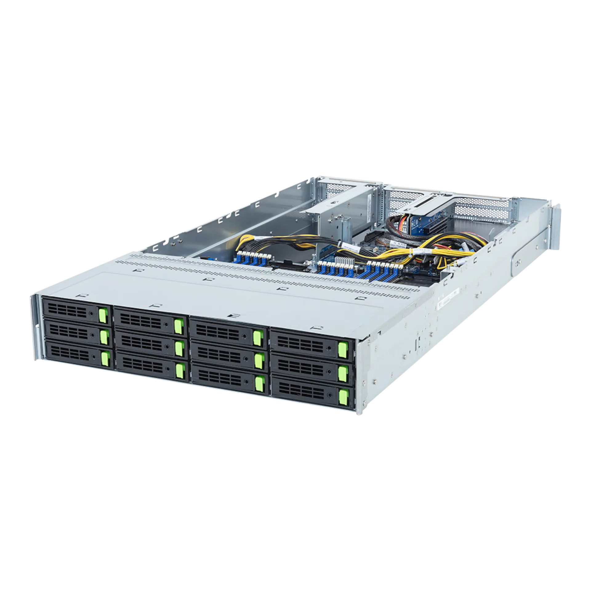 Gigabyte R284-SF0-IAL1 angle view 