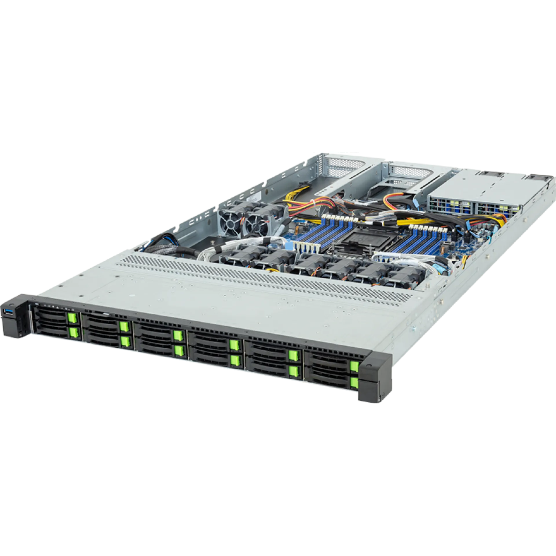 Gigabyte R164-SG5-AAV1 angle view 