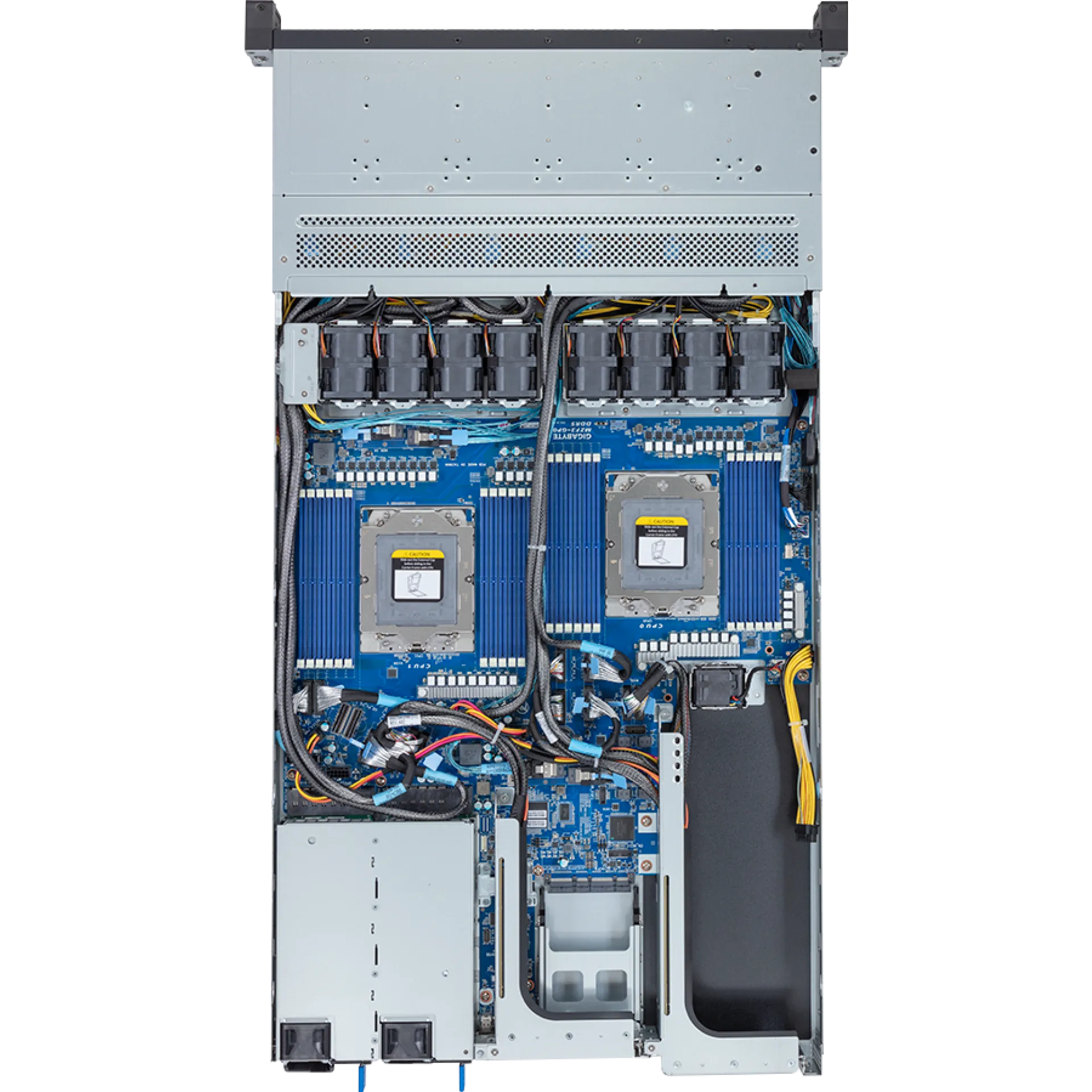 R183-ZF1-AAJ1 Gigabyte top view Gigabyte R183-ZF1-AAJ1 top view