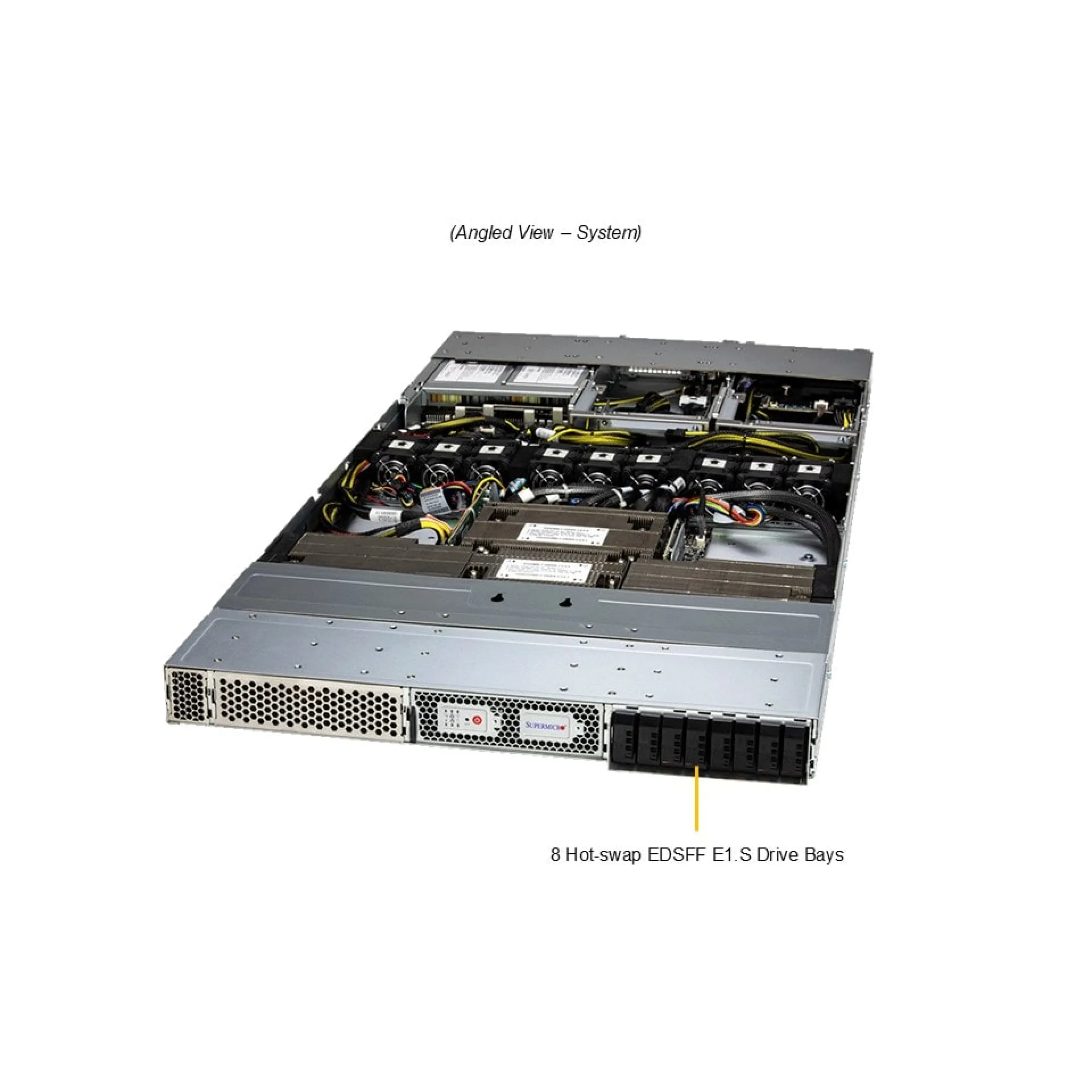 ARS-111GL-SHR Supermicro angle view Supermicro ARS-111GL-SHR angle view