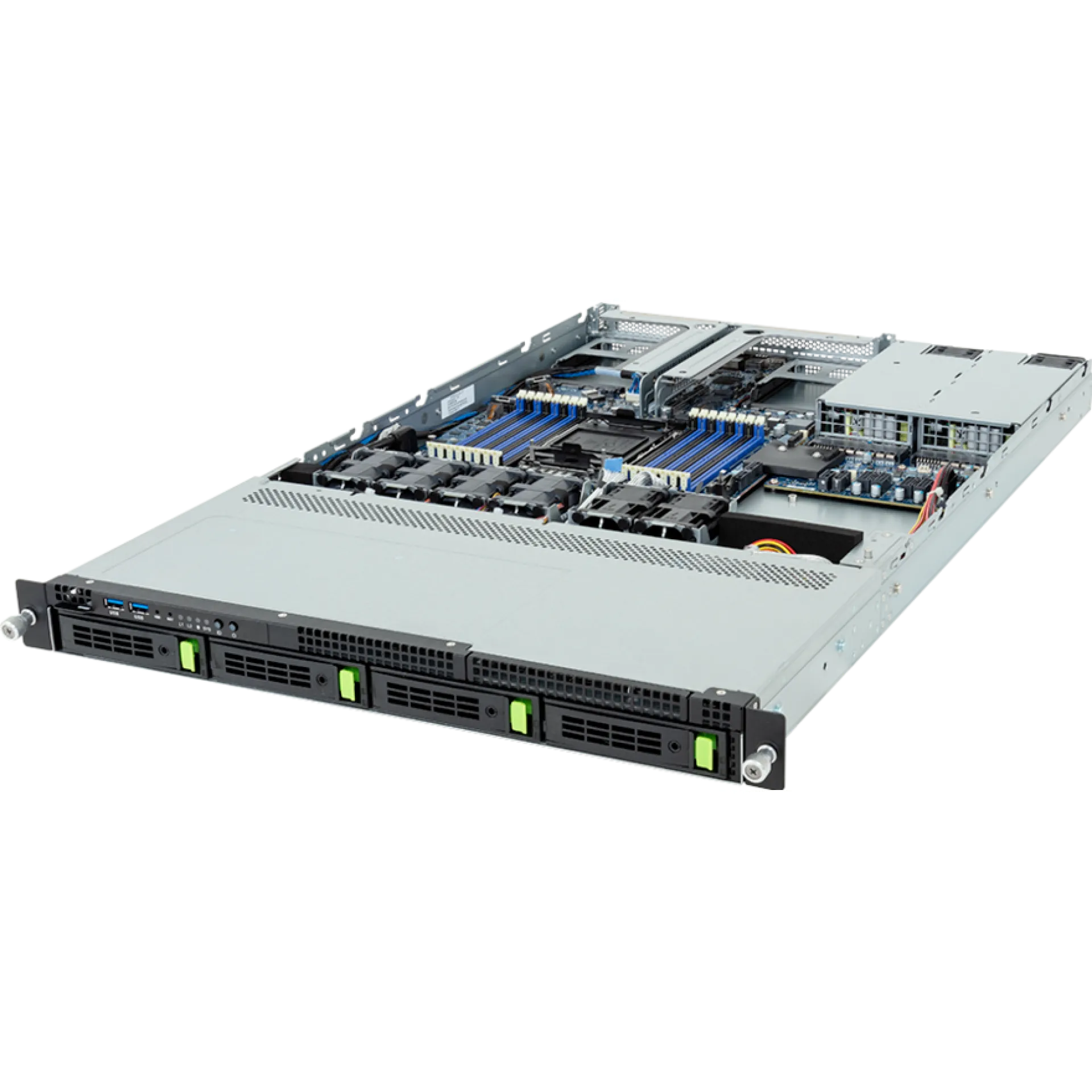R164-S30-AAG1 | Gigabyte Single Xeon 6 SoC Xeon 6500 w/ P-cores Xeon 6700 w/ E-cores Xeon 6700 w/ P-cores 1U Rack Server