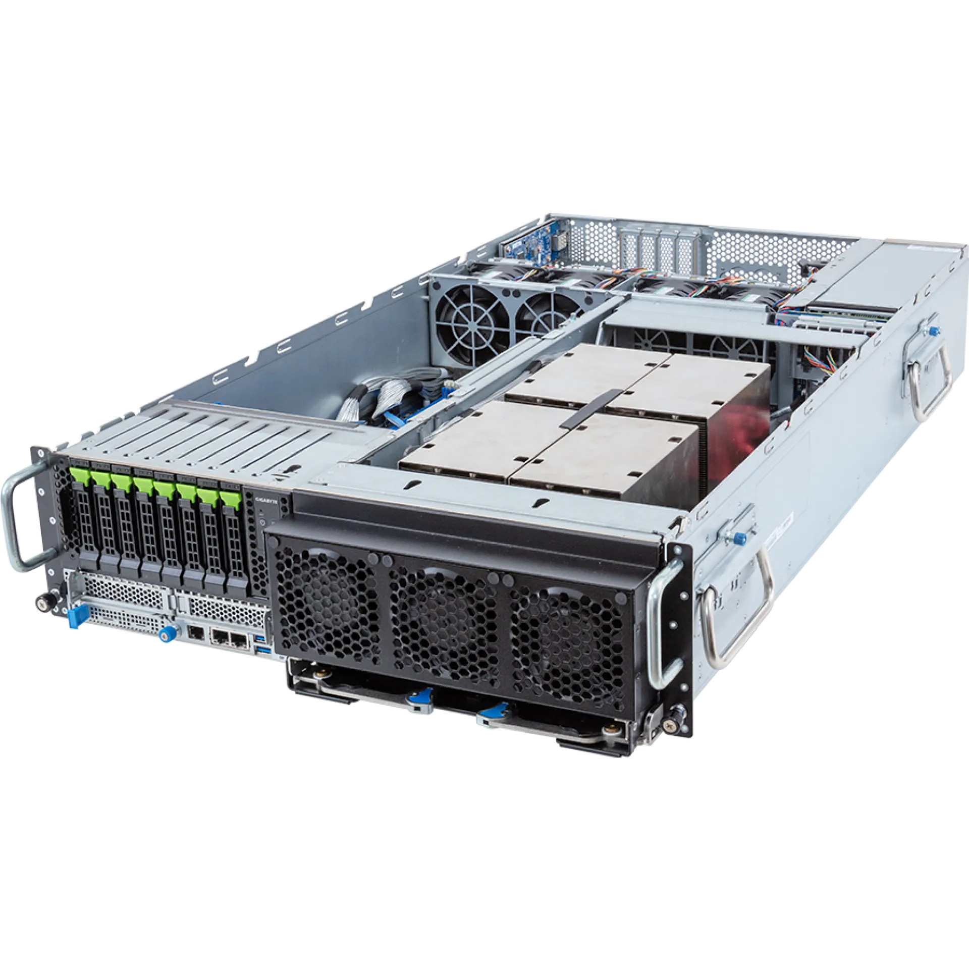 Gigabyte G363-ZR0-AAX1 angle view 