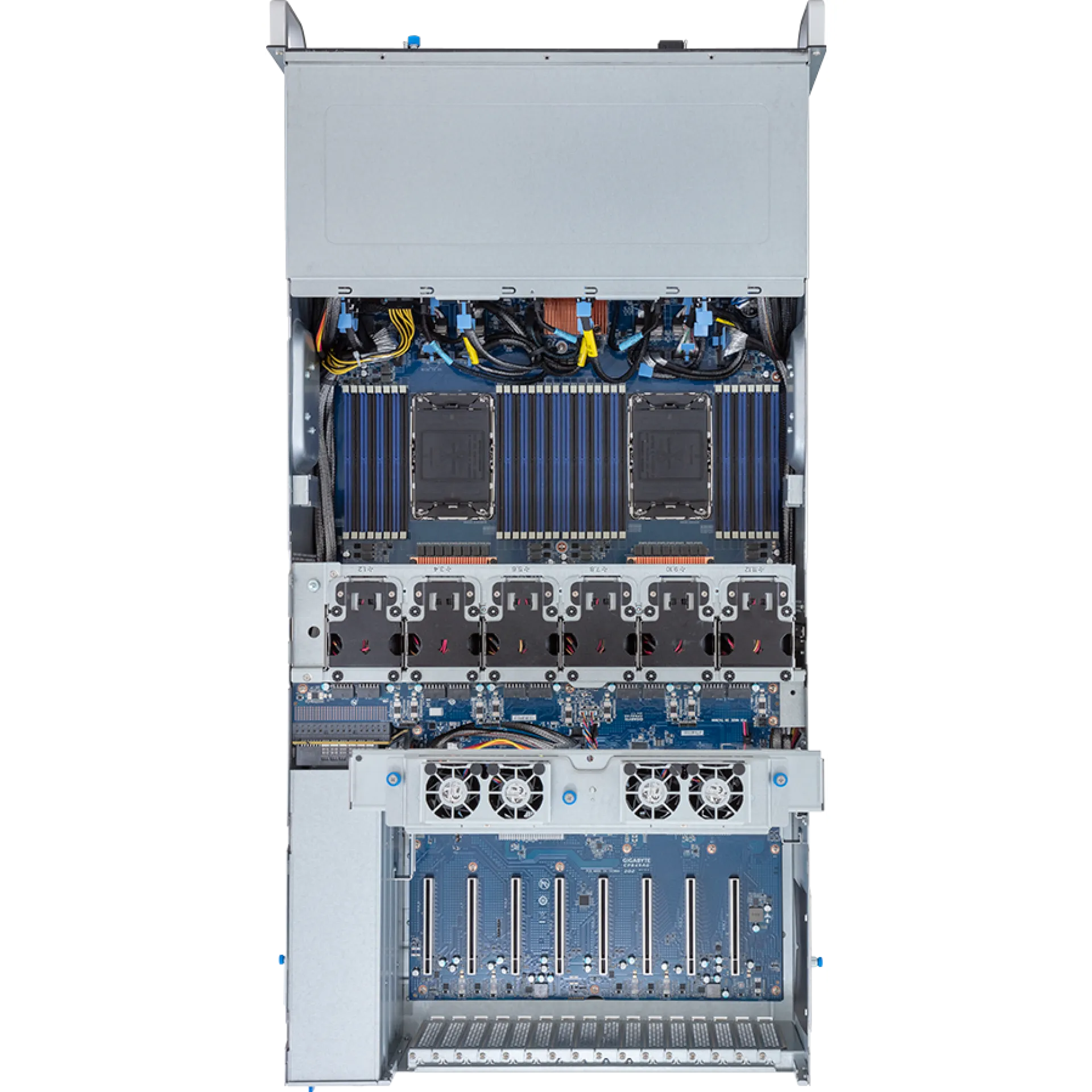 G493-SB1-AAP1 Gigabyte top view Gigabyte G493-SB1-AAP1 top view