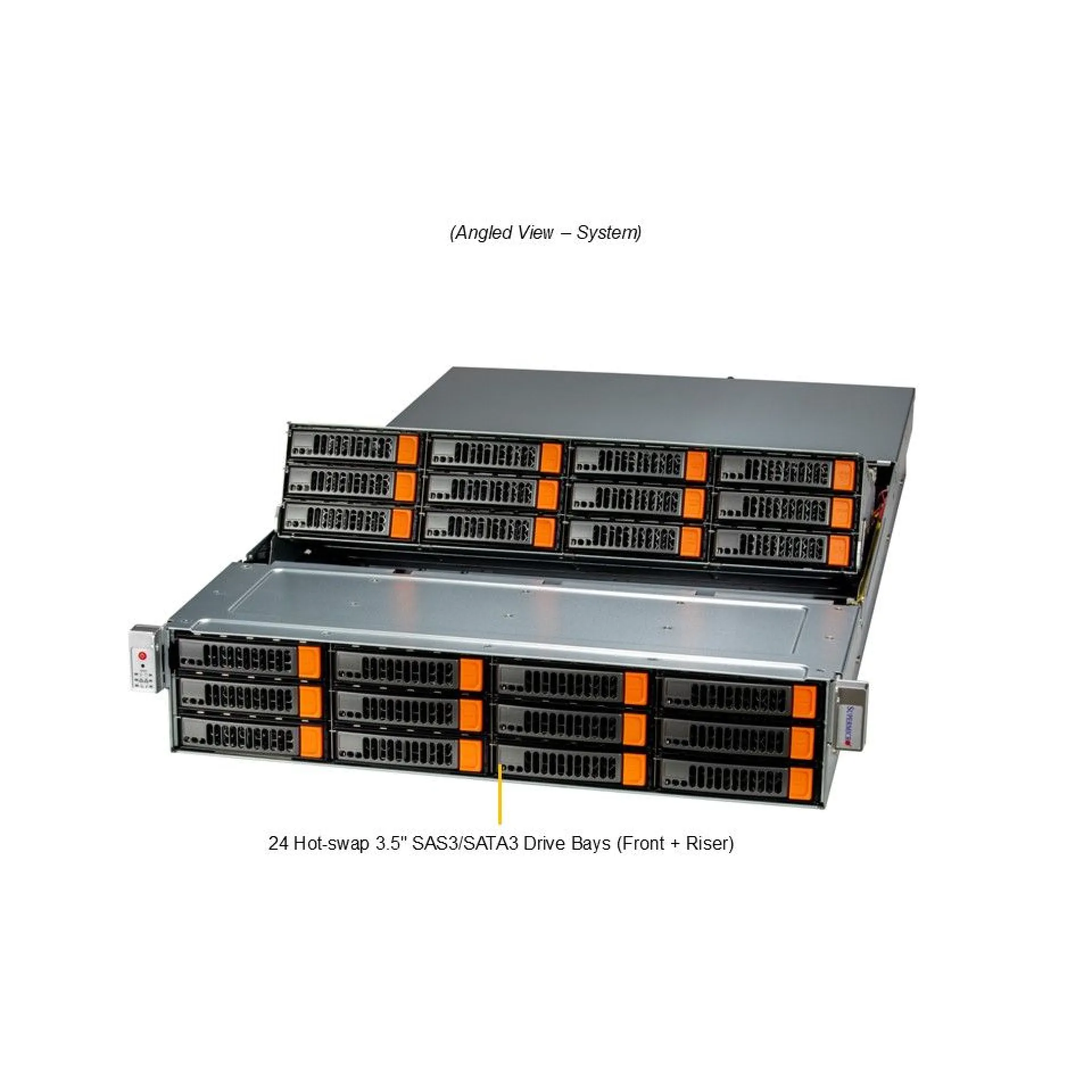 ASG-2015S-E1CR24H-G1 | Supermicro Single EPYC 9124 2U Rack Server