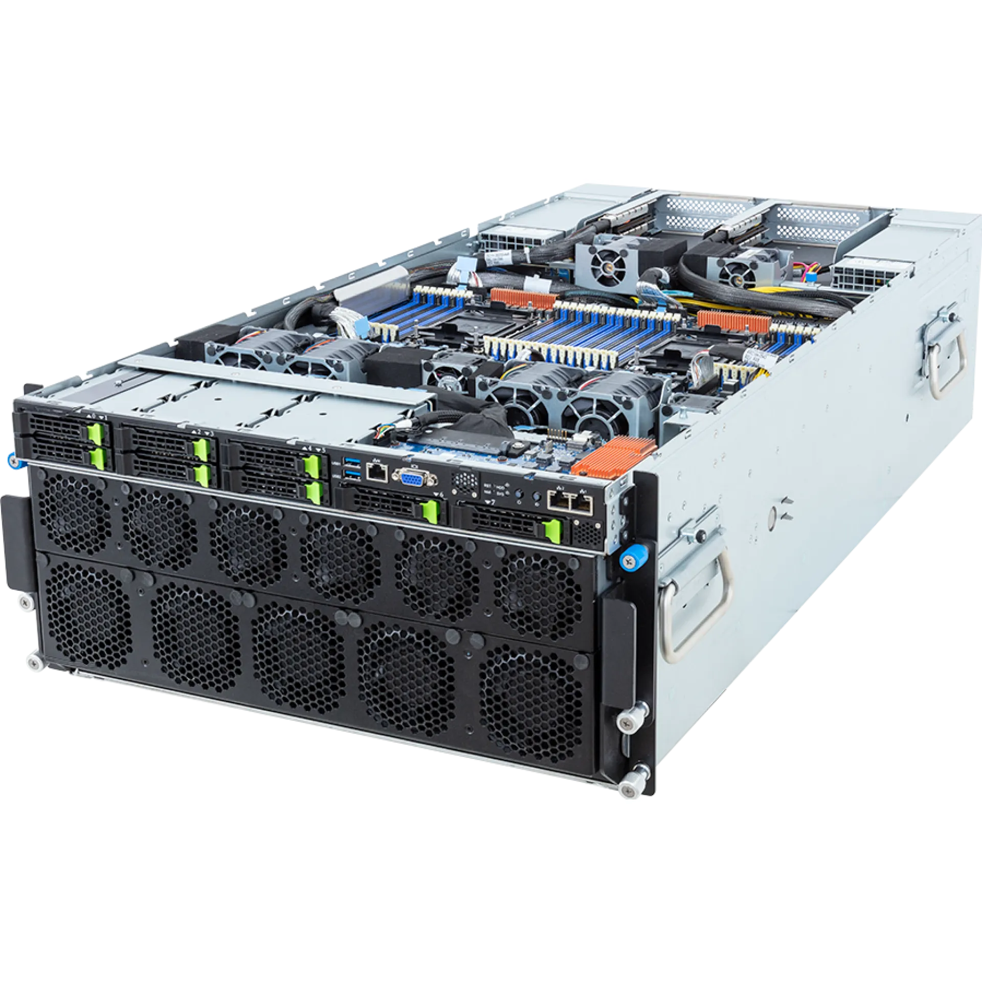 Gigabyte G593-SD2-AAX1 angle view 