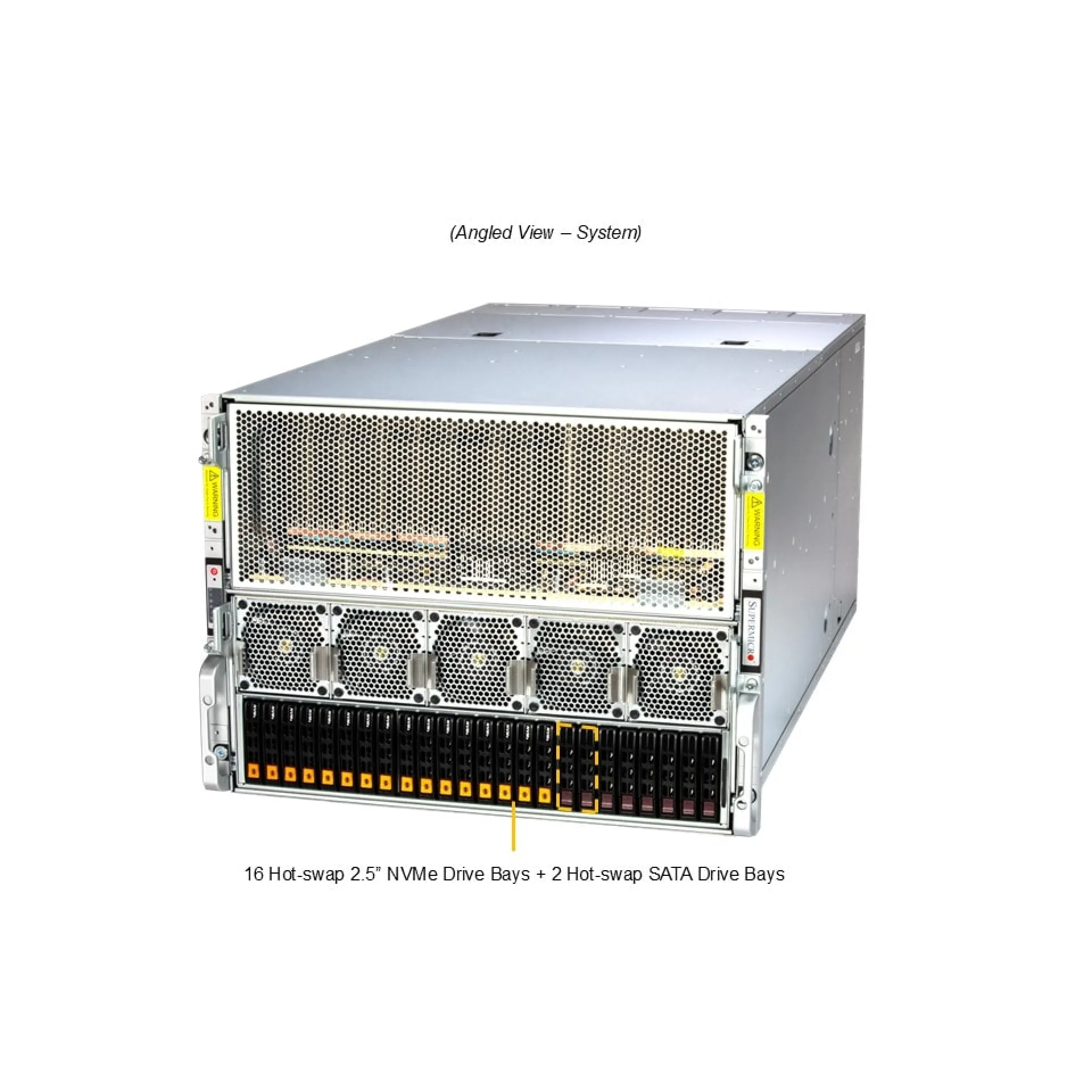 AS-8125GS-TNMR2-G1 Supermicro angle view Supermicro AS-8125GS-TNMR2-G1 angle view