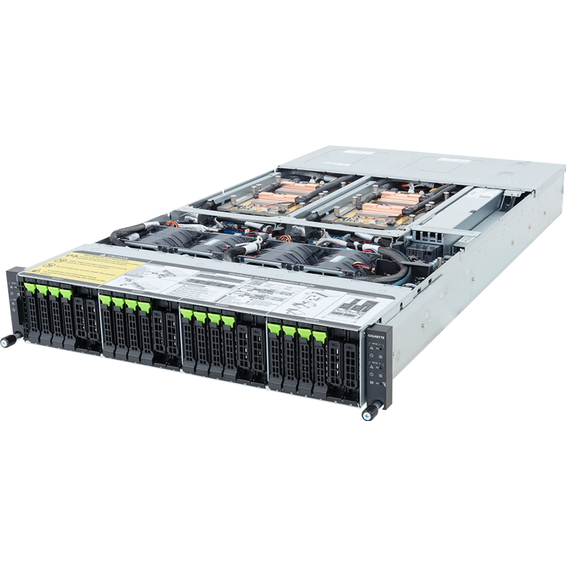 H263-V60-LAW1 Gigabyte angle view Gigabyte H263-V60-LAW1 angle view