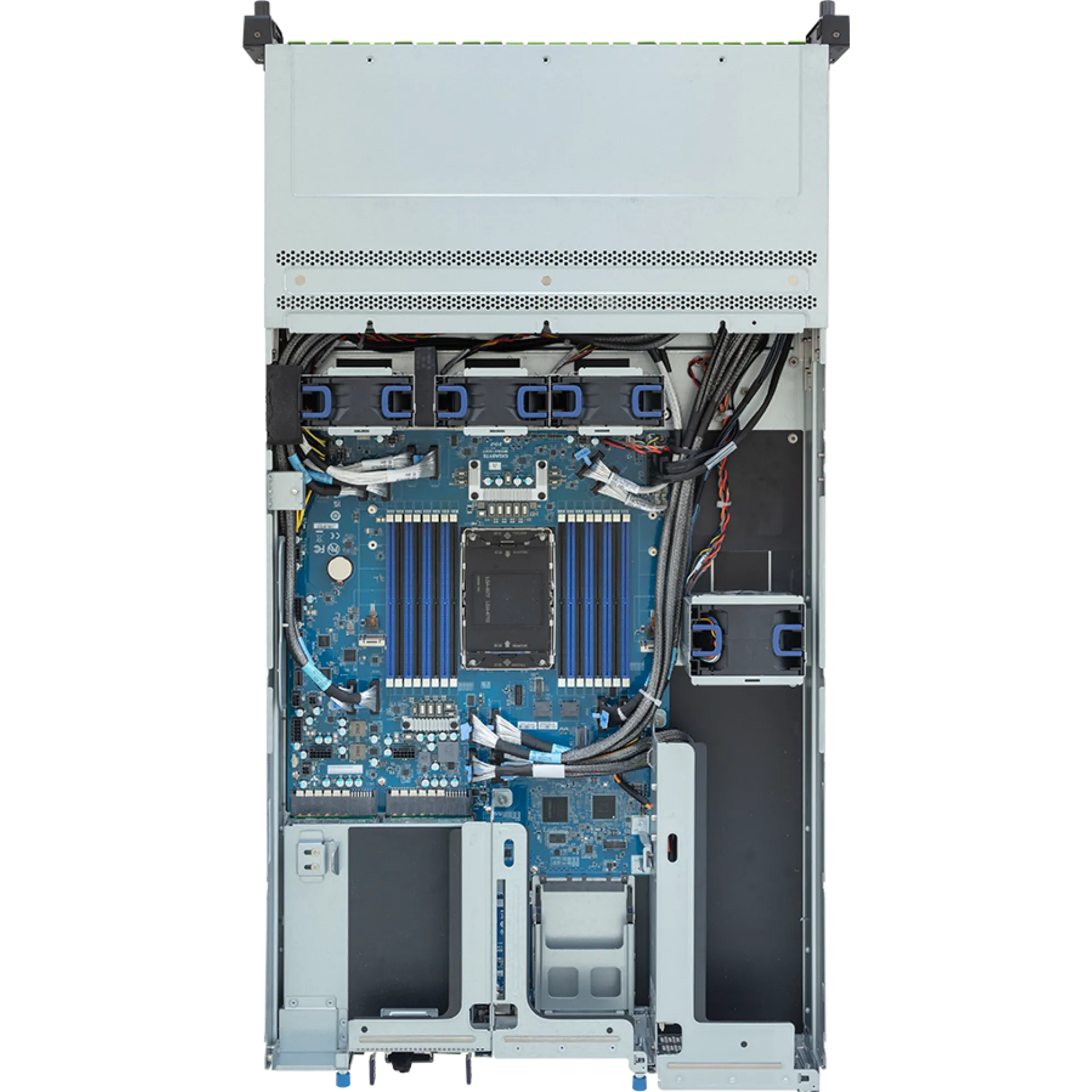 R264-SG3-AAJ1 Gigabyte top view Gigabyte R264-SG3-AAJ1 top view