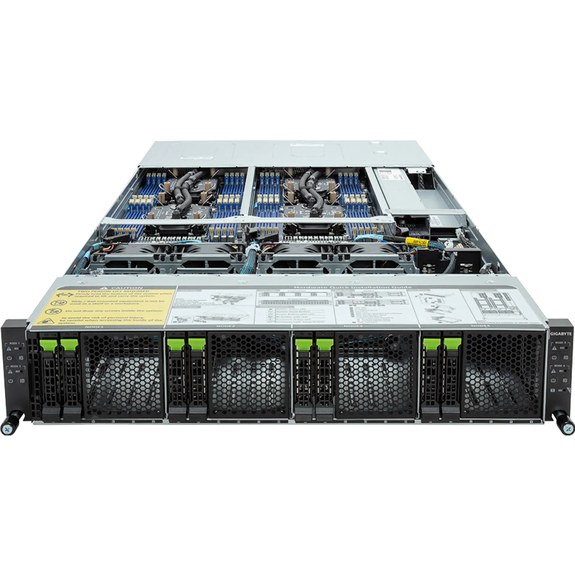 H263-S63-LAN1 Gigabyte front view Gigabyte H263-S63-LAN1 front view