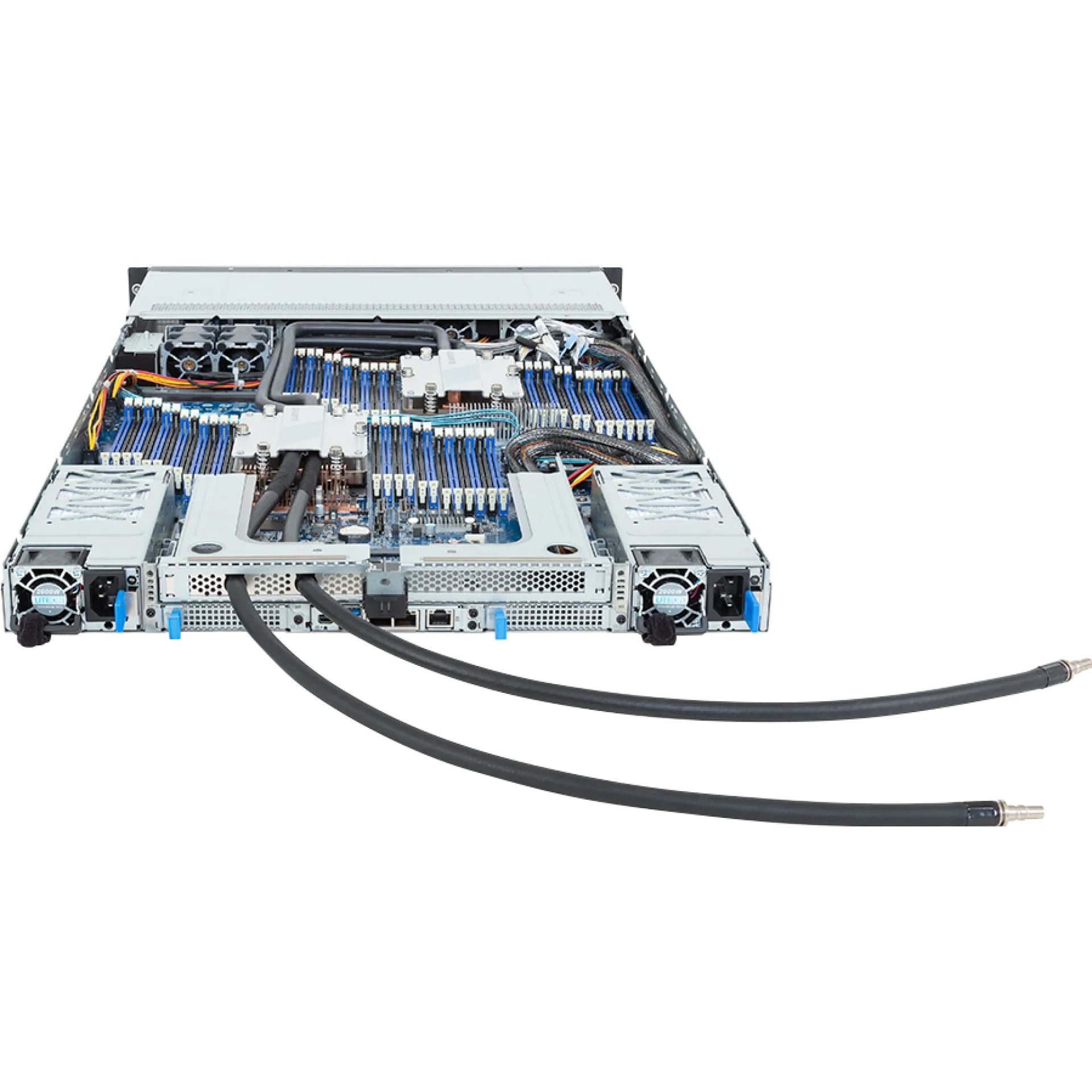 R183-ZK0-LAJ1 Gigabyte rear view Gigabyte R183-ZK0-LAJ1 rear view