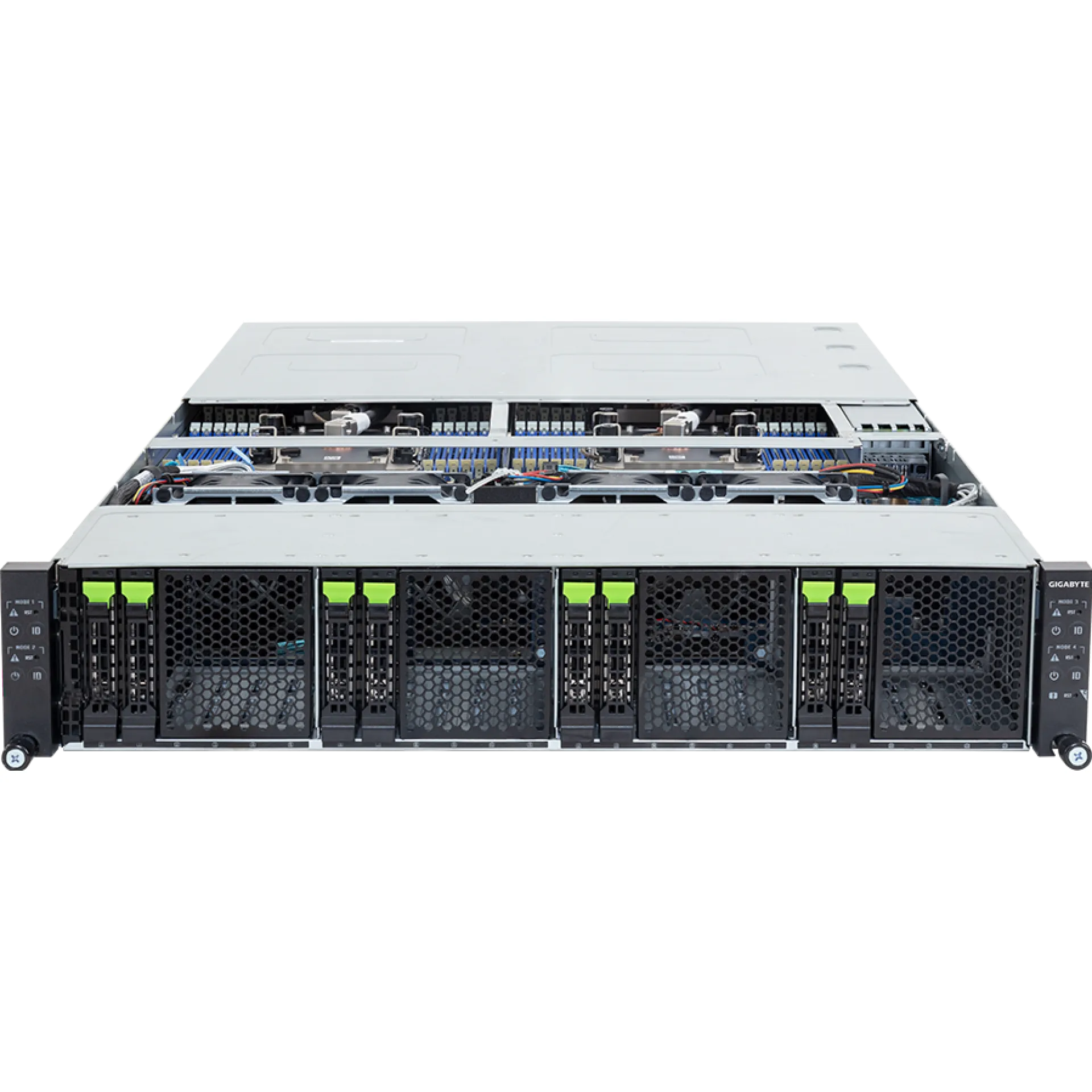 H274-A81-LAZ1 Gigabyte front view Gigabyte H274-A81-LAZ1 front view