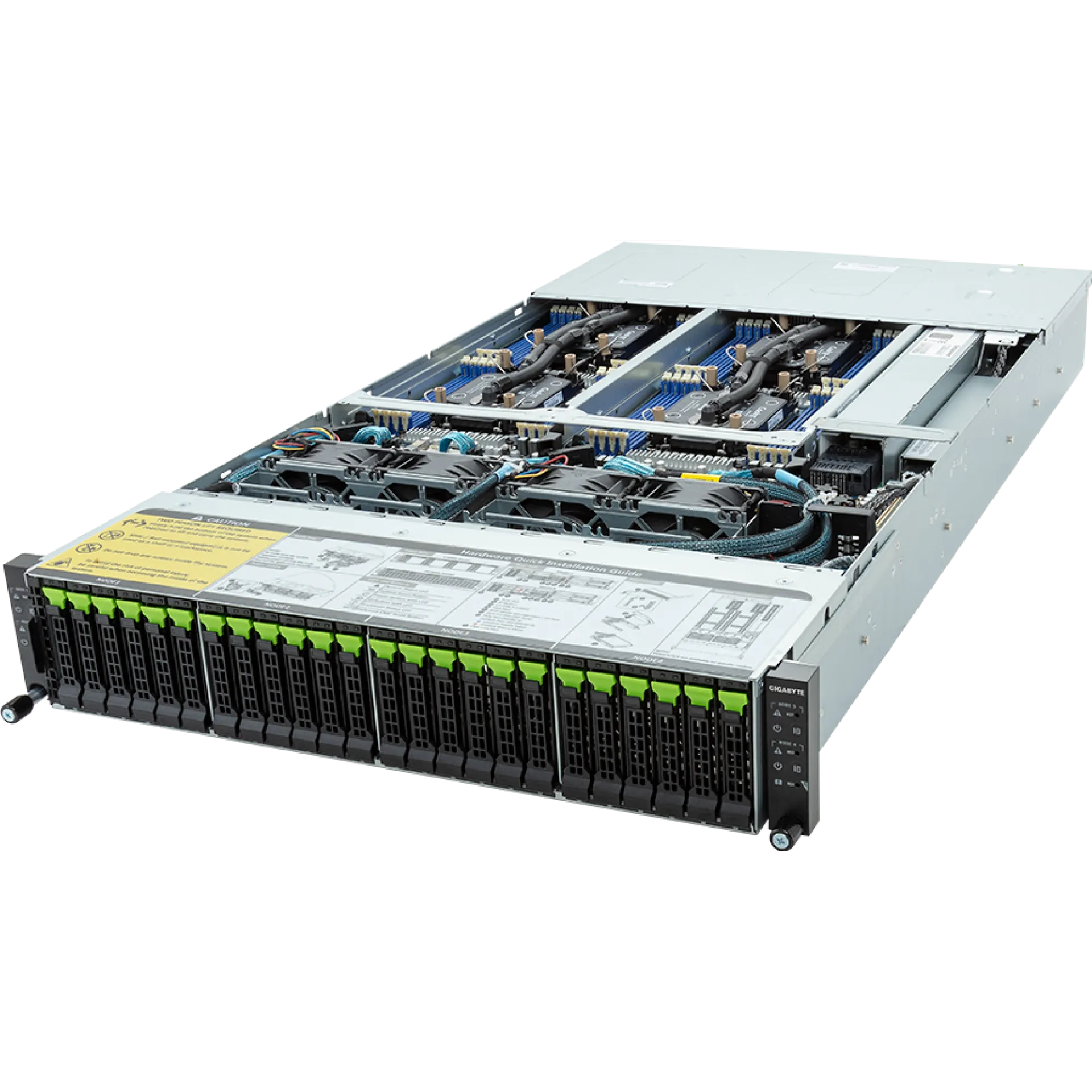 H263-S62-LAN1 Gigabyte angle view Gigabyte H263-S62-LAN1 angle view