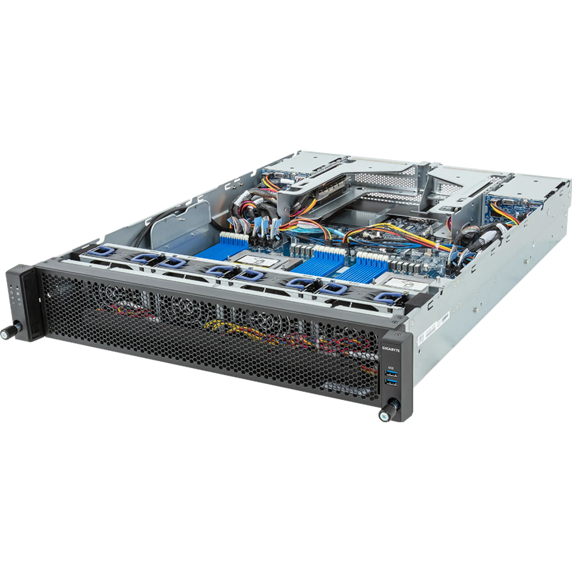 Gigabyte E283-Z91-AAD1 angle view 