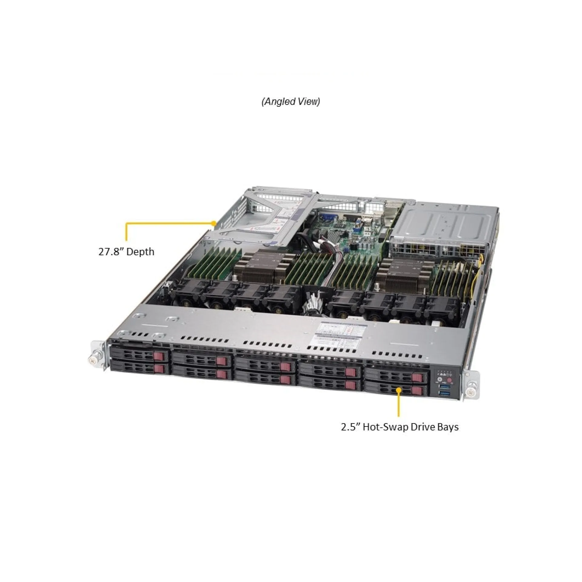 SYS-1029U-TR4T | Supermicro Dual Xeon Scalable 2nd Gen Xeon Scalable 1st Gen 1U Rack Server