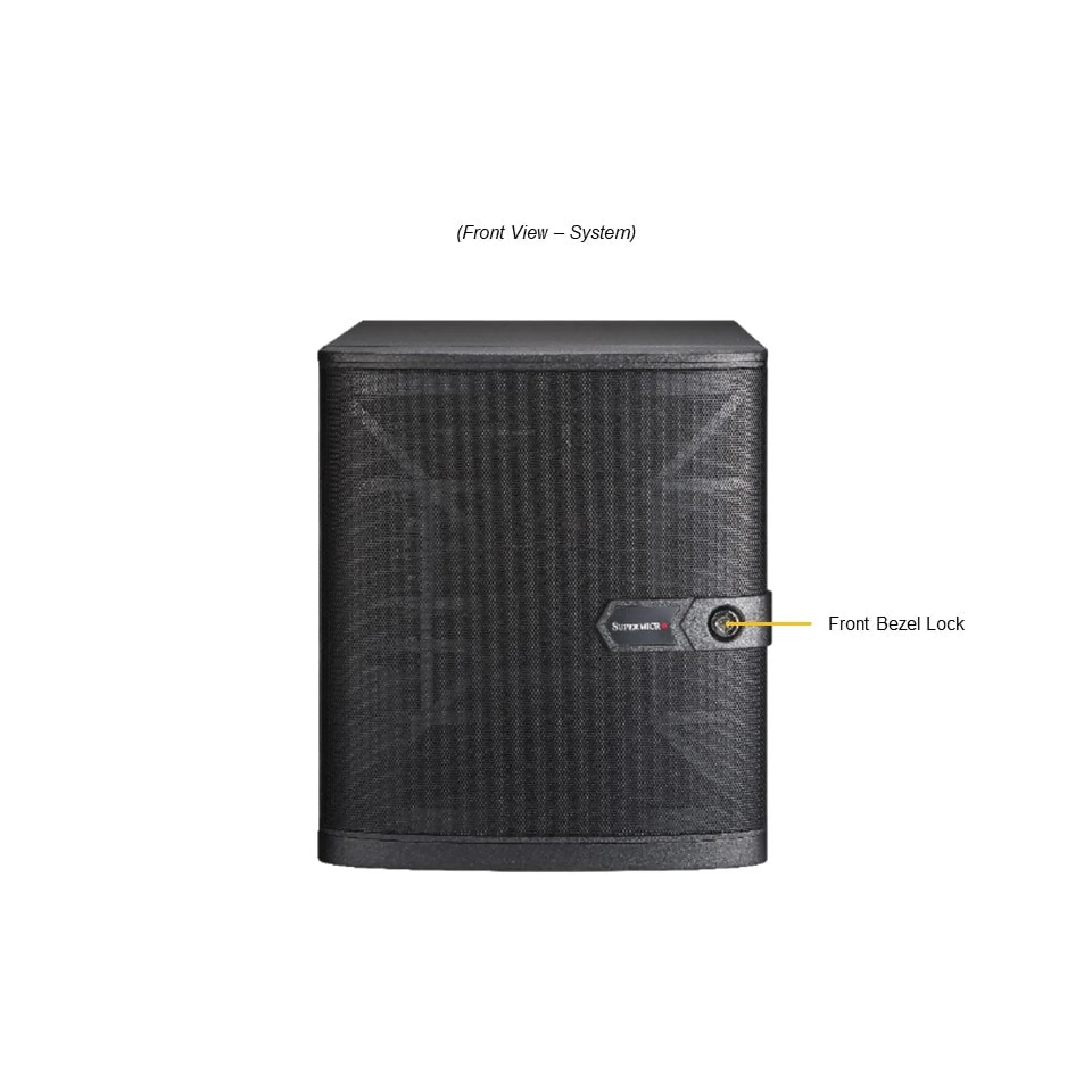 SYS-521R-T Supermicro front view Supermicro SYS-521R-T front view