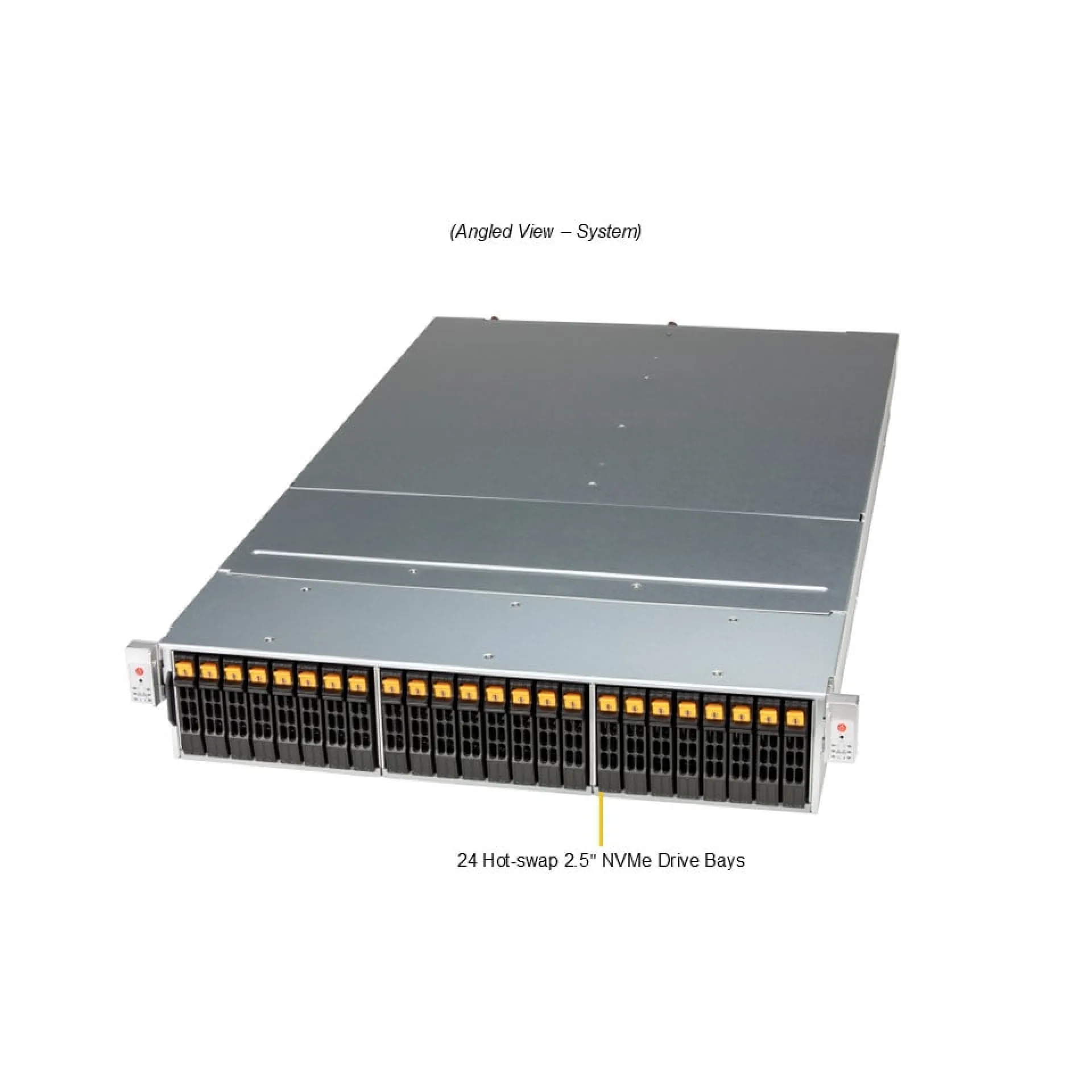 Supermicro SSG-229J-5BU24JBF angle view