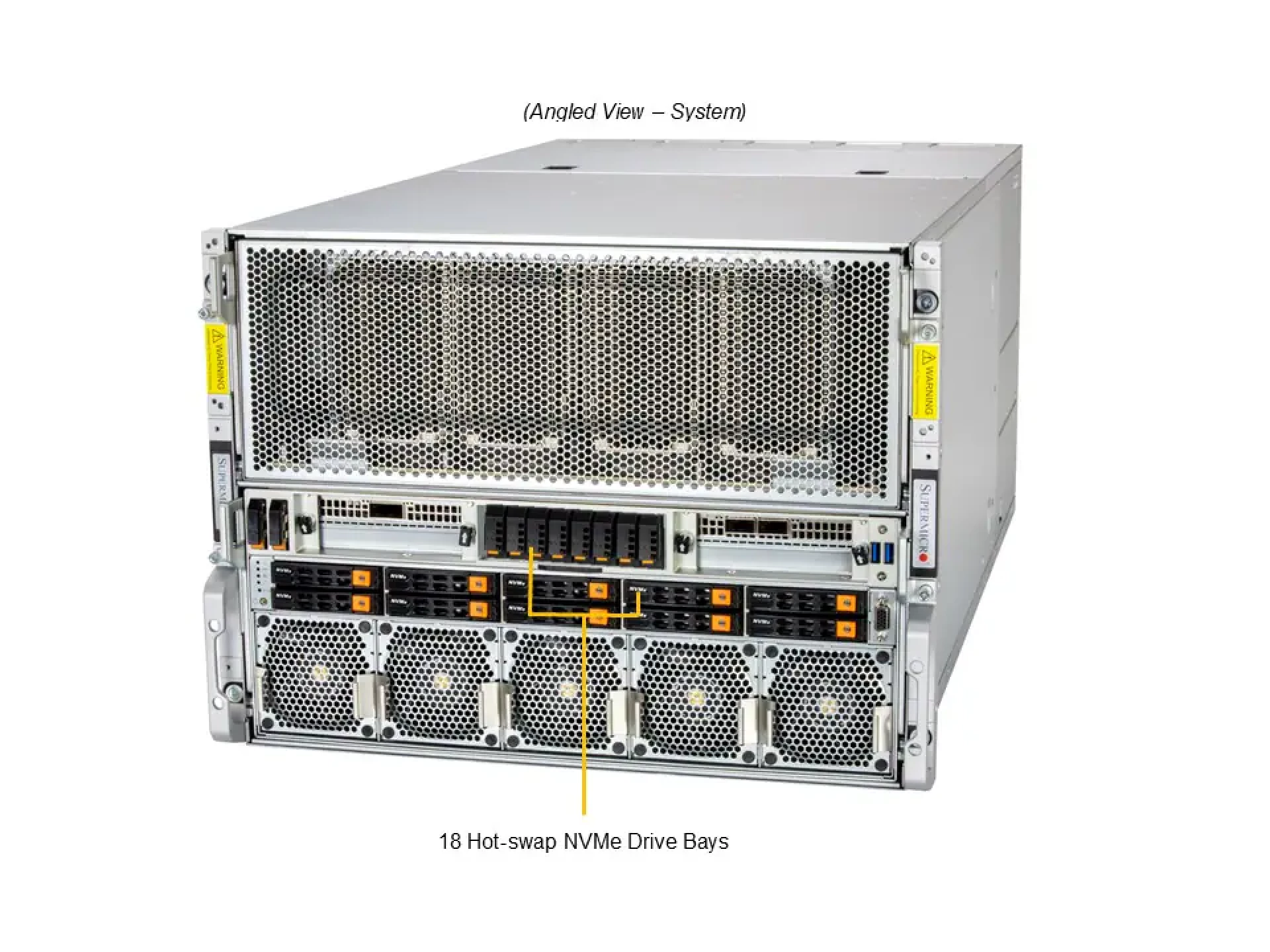 Supermicro AS-8126GS-TNMR angle view 