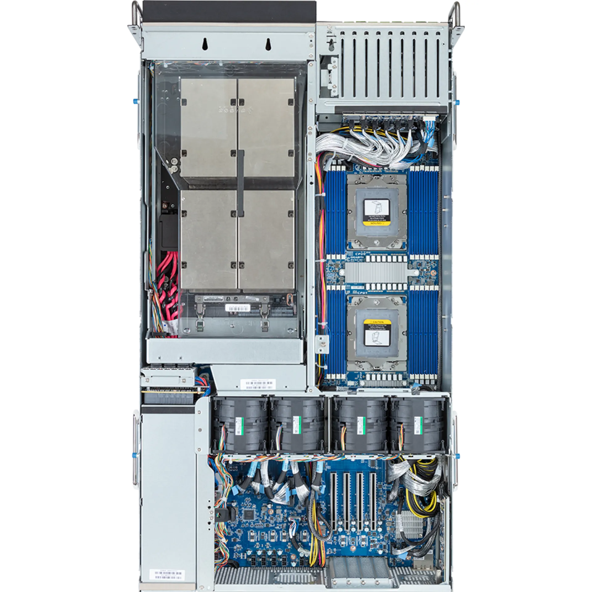 Gigabyte G363-ZR0-AAX1 top view 