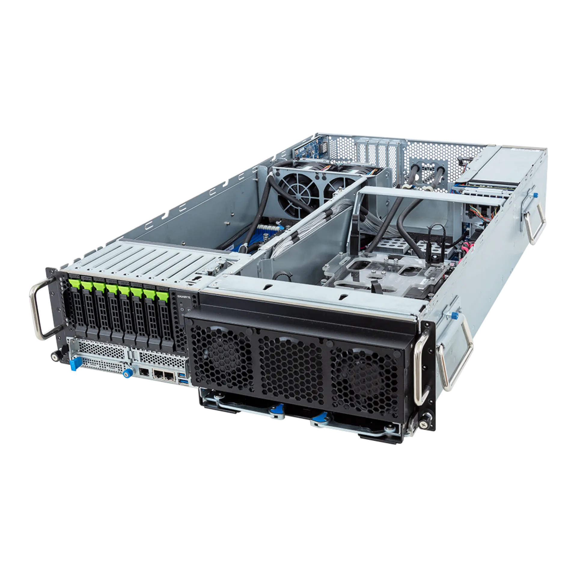 G363-SR0-LAX4 Gigabyte angle view Gigabyte G363-SR0-LAX4 angle view