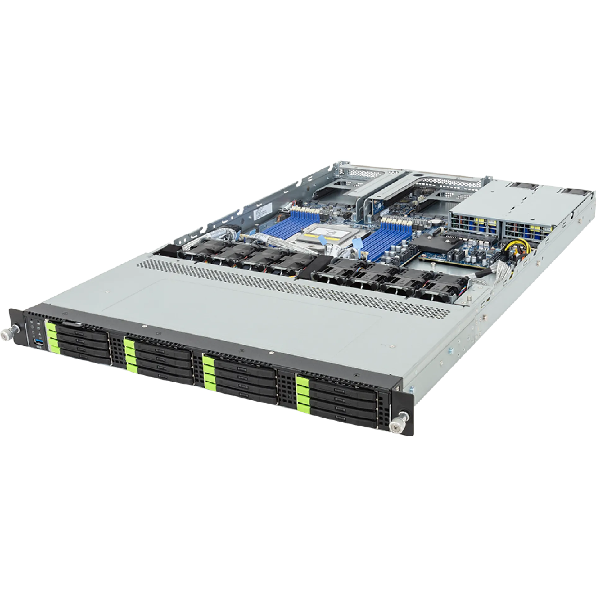 Gigabyte R163-Z36-AAJ2 angle view