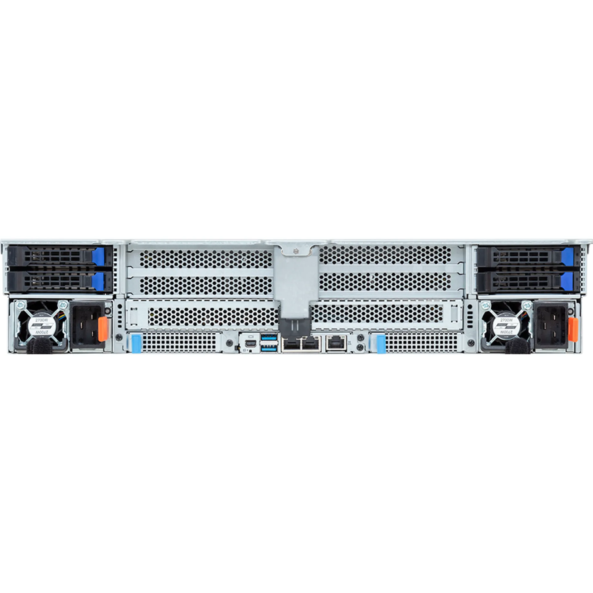 R283-ZK0-AAL1 Gigabyte rear view Gigabyte R283-ZK0-AAL1 rear view