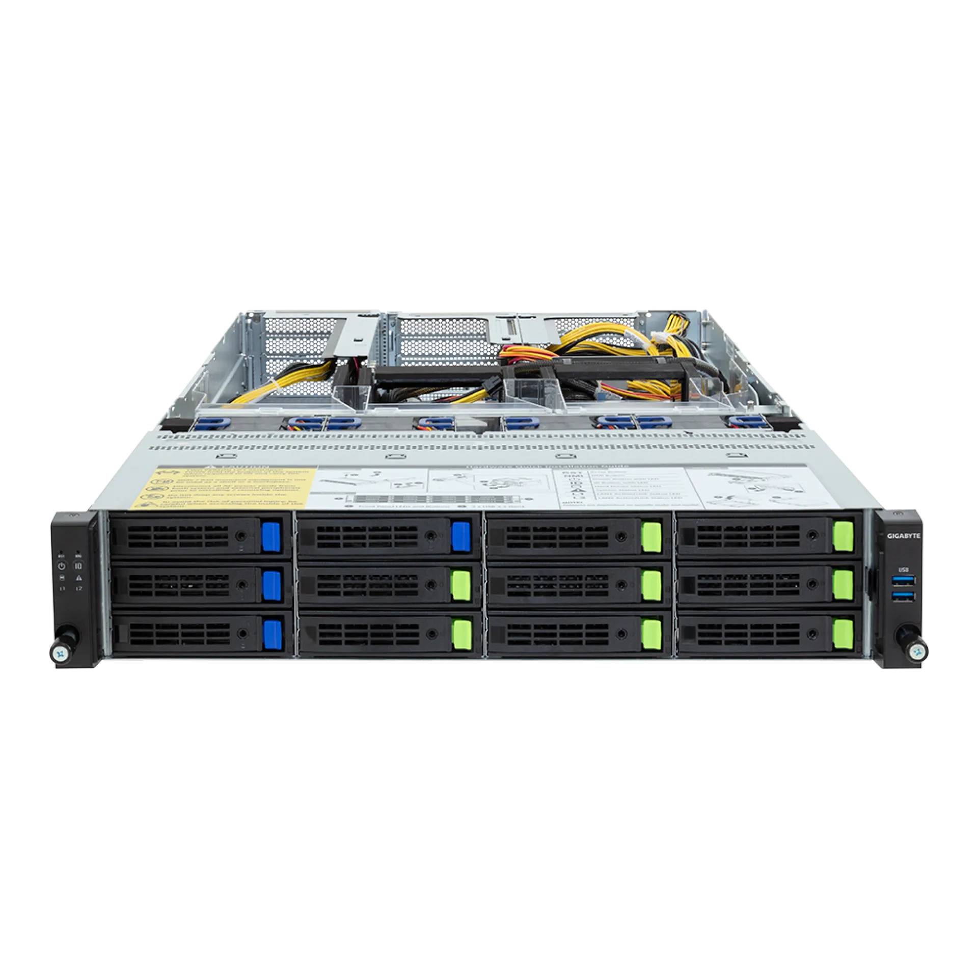 Gigabyte R283-ZF0-AAL1 front view 