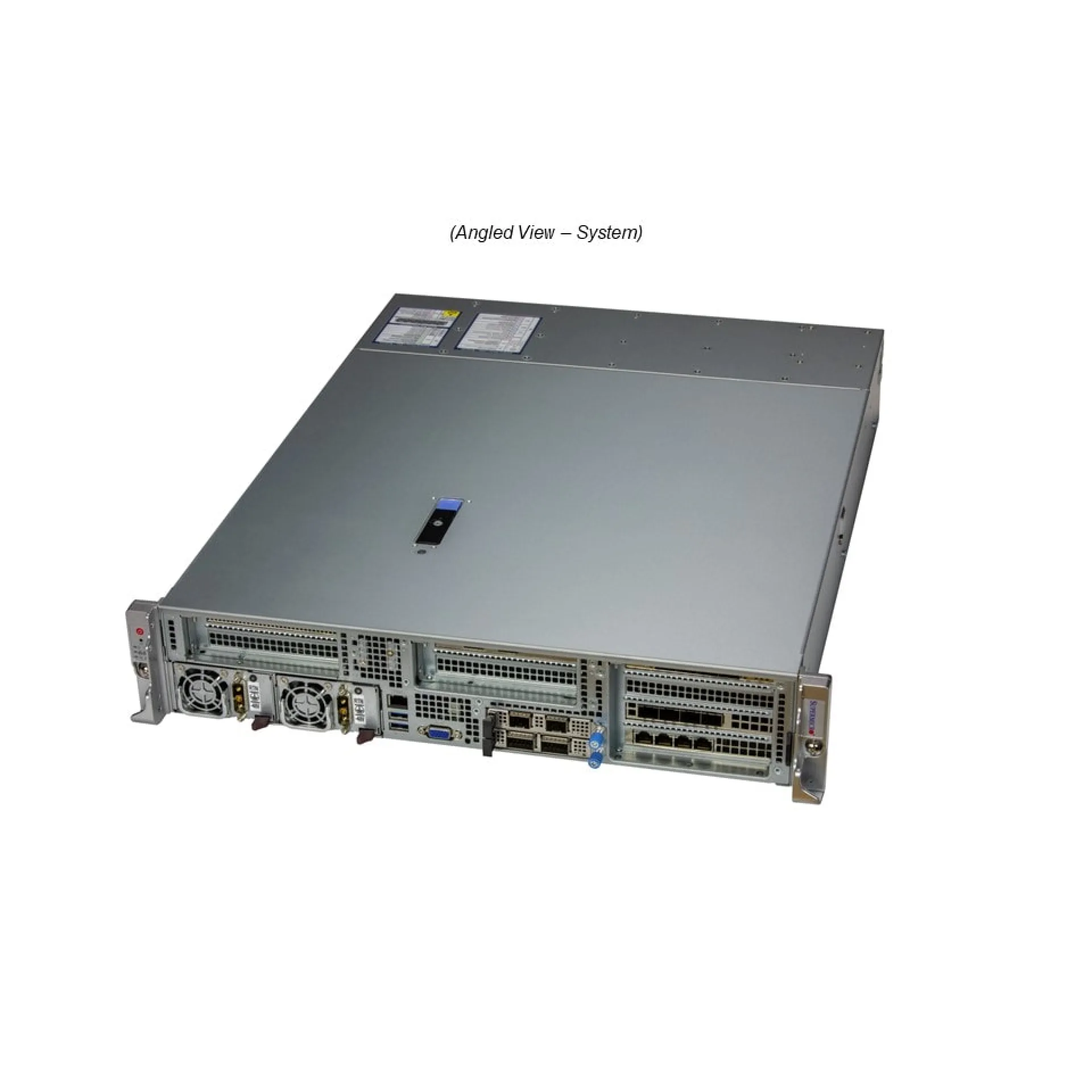 SYS-221HE-FTNRD Supermicro angle view Supermicro SYS-221HE-FTNRD angle view