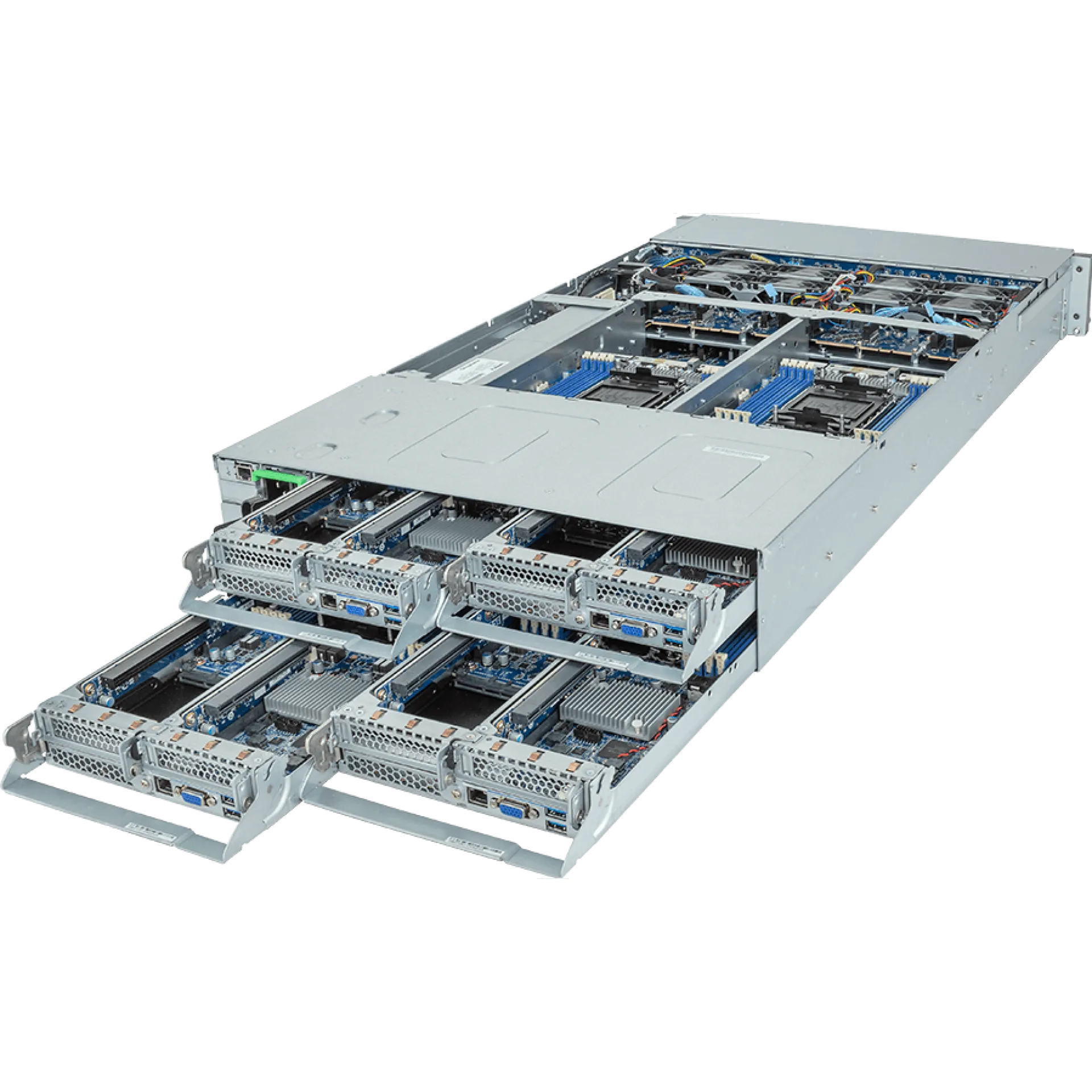 Gigabyte H263-S63-AAN1 angle view 