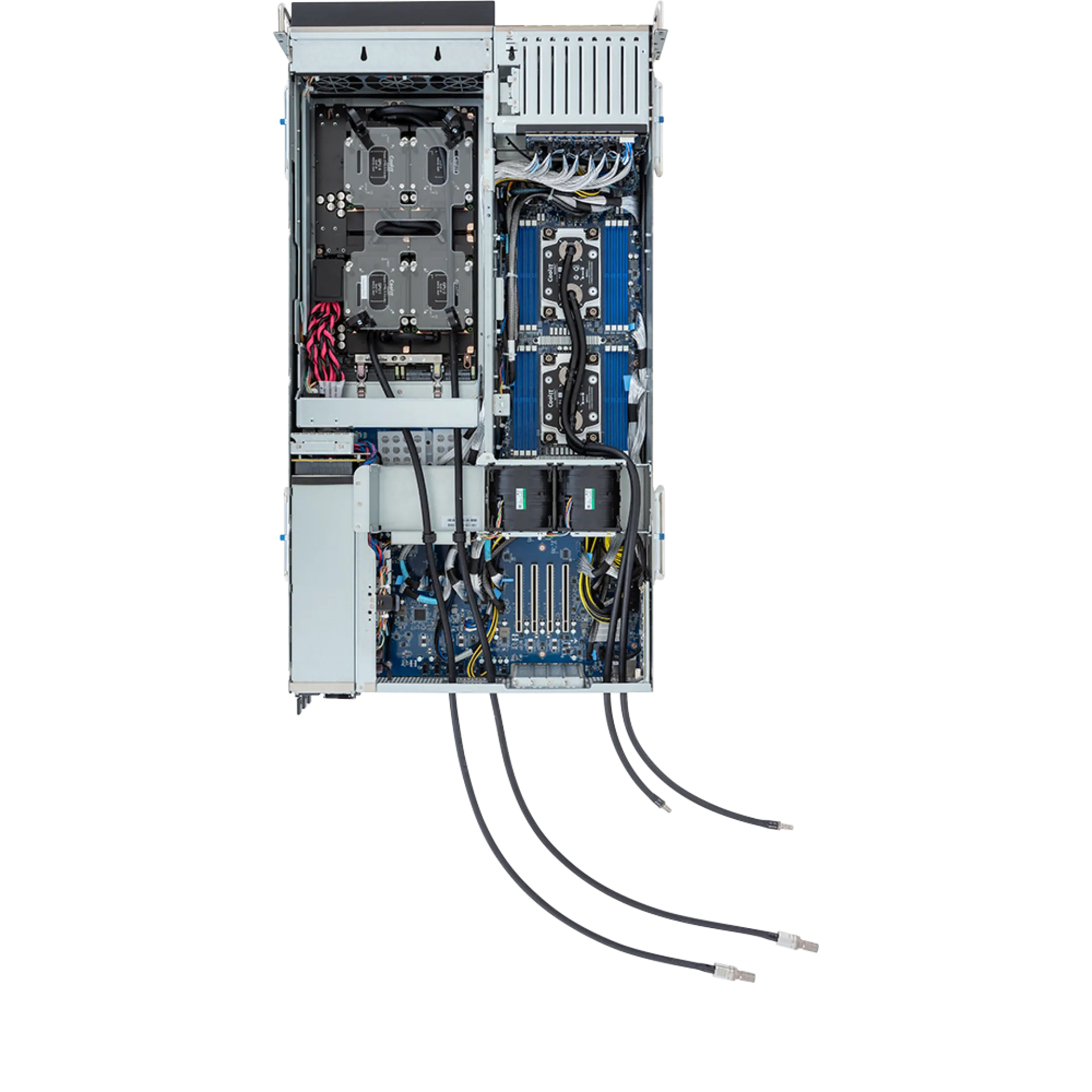 Gigabyte G363-SR0-LAX4 top view 