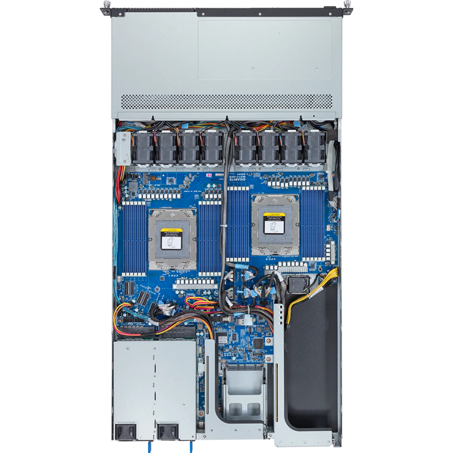 R183-ZF0-AAJ1 Gigabyte top view Gigabyte R183-ZF0-AAJ1 top view