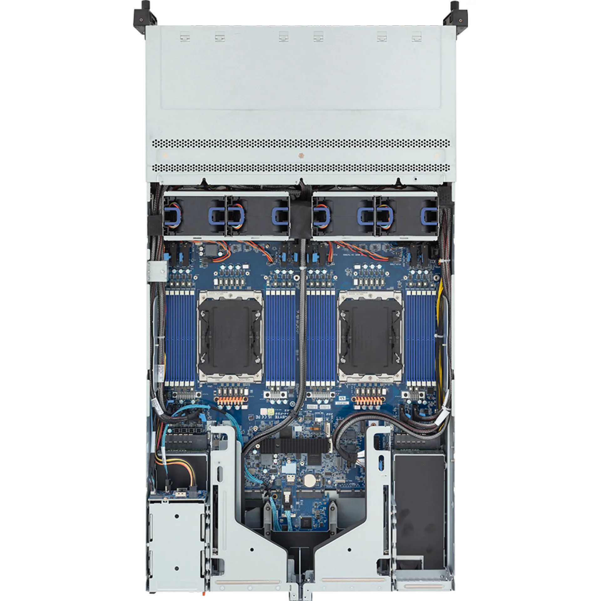 R284-A91-AAL3 Gigabyte top view Gigabyte R284-A91-AAL3 top view