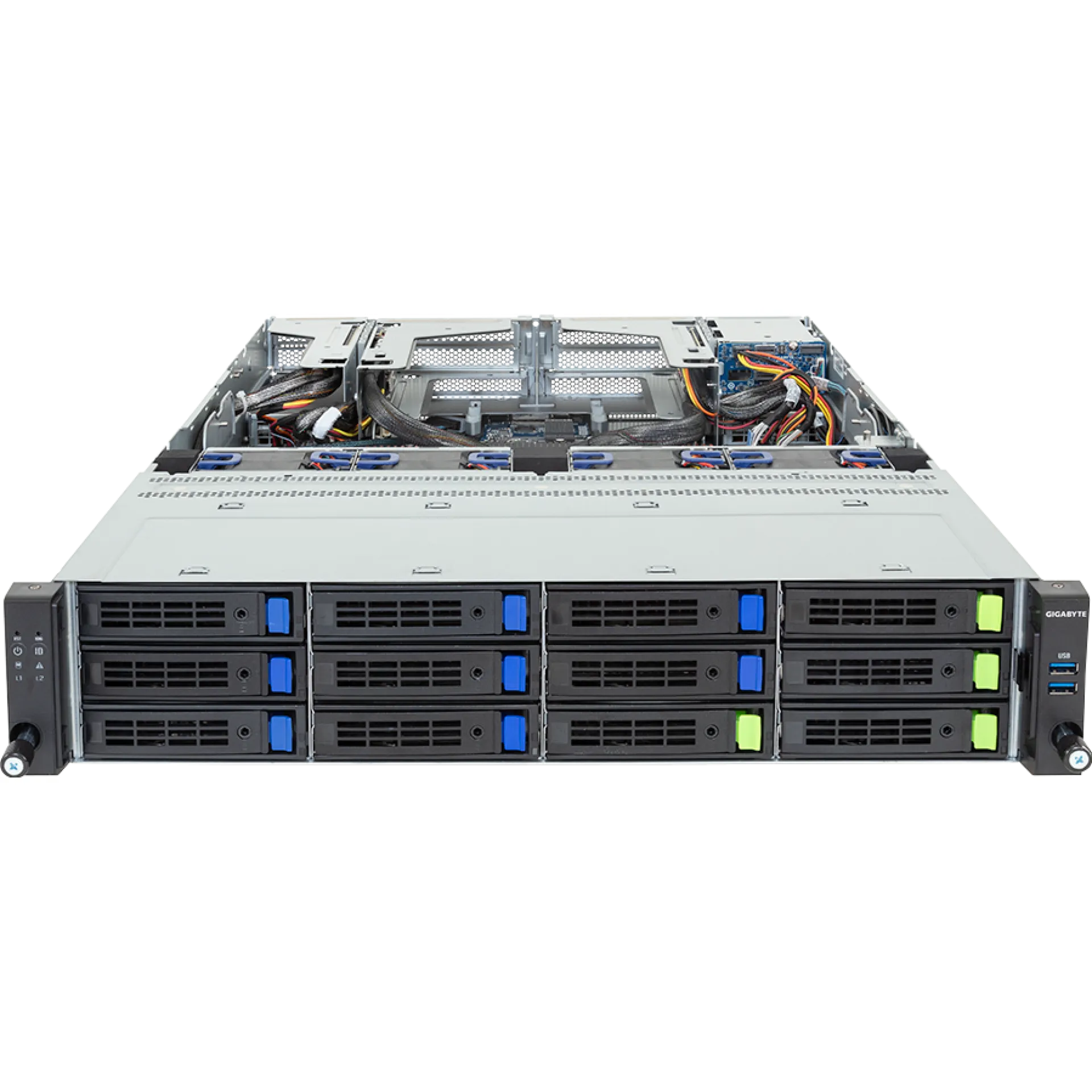 R284-A94-AAL1 Gigabyte front view Gigabyte R284-A94-AAL1 front view
