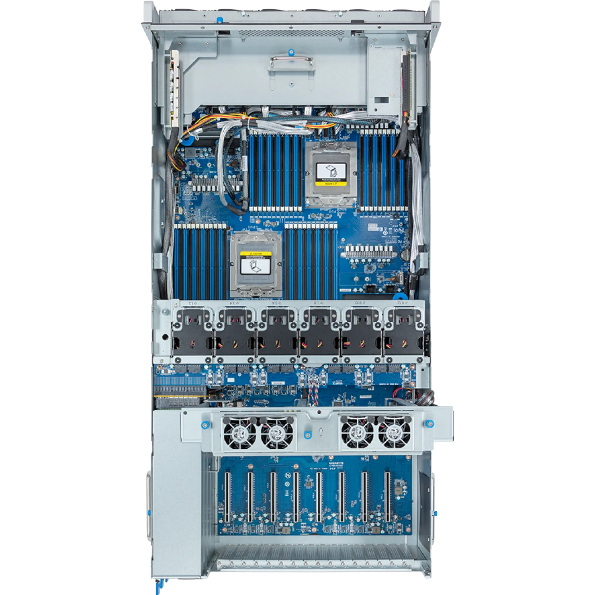 G493-SB4-AAP1 Gigabyte top view Gigabyte G493-SB4-AAP1 top view