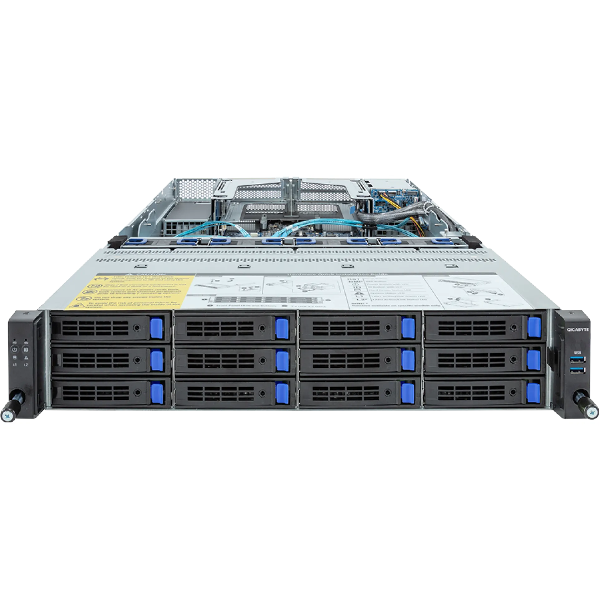 Gigabyte R283-S94-AAC1 front view 